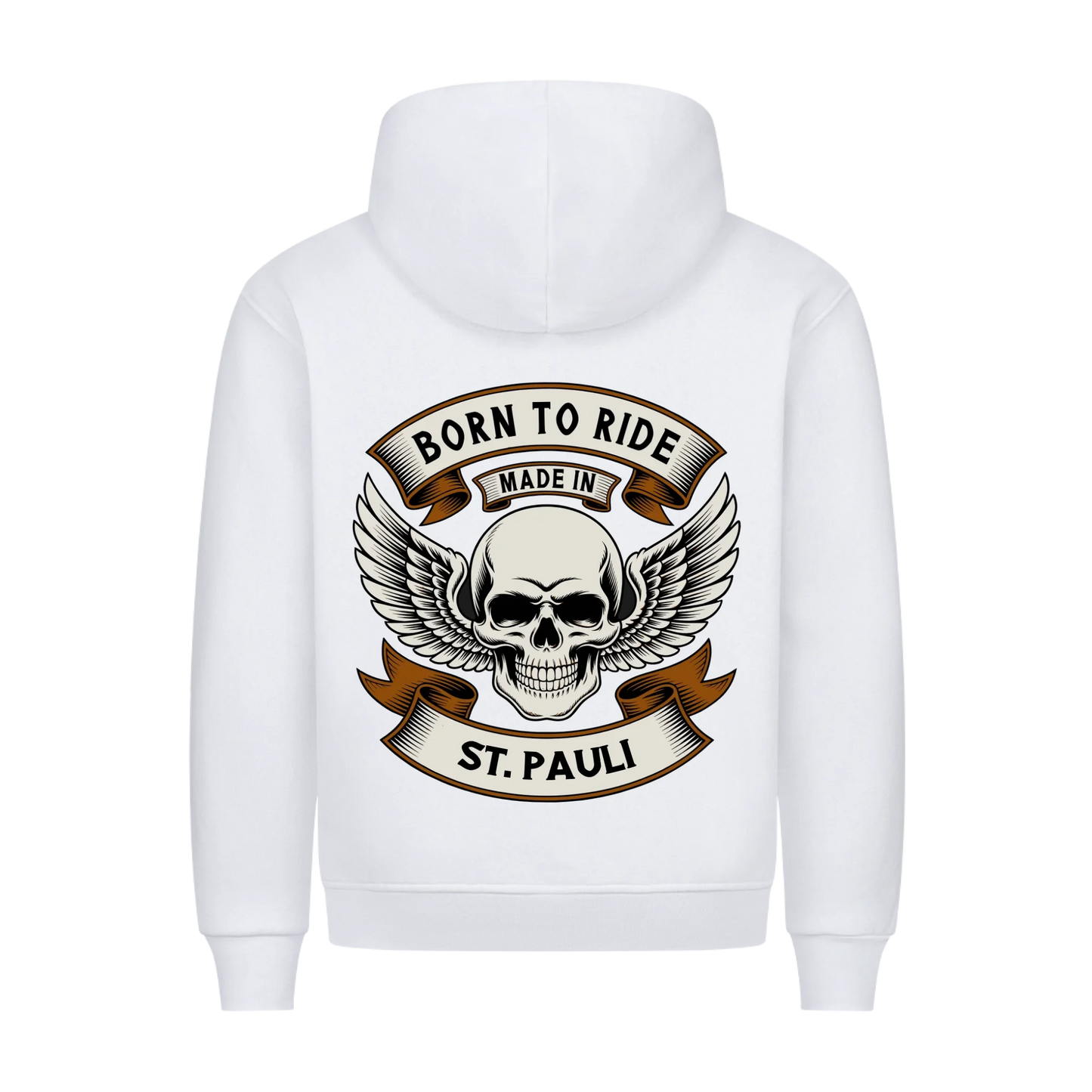 Born to Ride made in [Ort] – Personalisiertes Biker Premium Hoodie 18