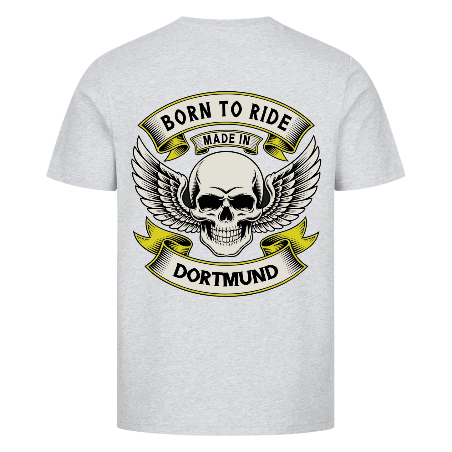 Born to ride made in [Ort] – Personalisiertes Biker Premium T-Shirt 19