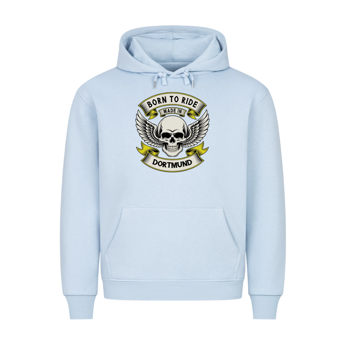 Born to Ride made in [Ort] – Personalisiertes Biker Premium Hoodie 19