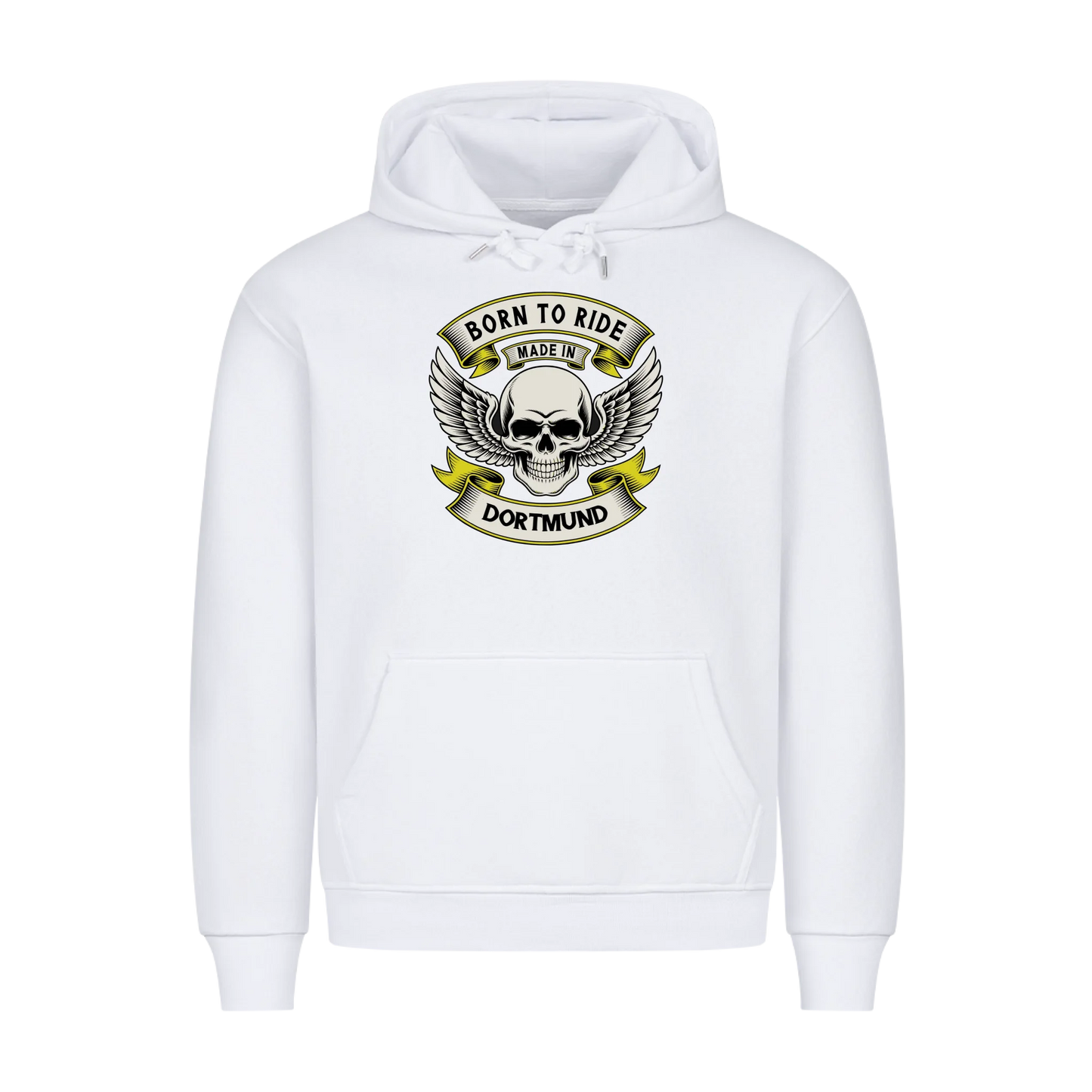 Born to Ride made in [Ort] – Personalisiertes Biker Premium Hoodie 19