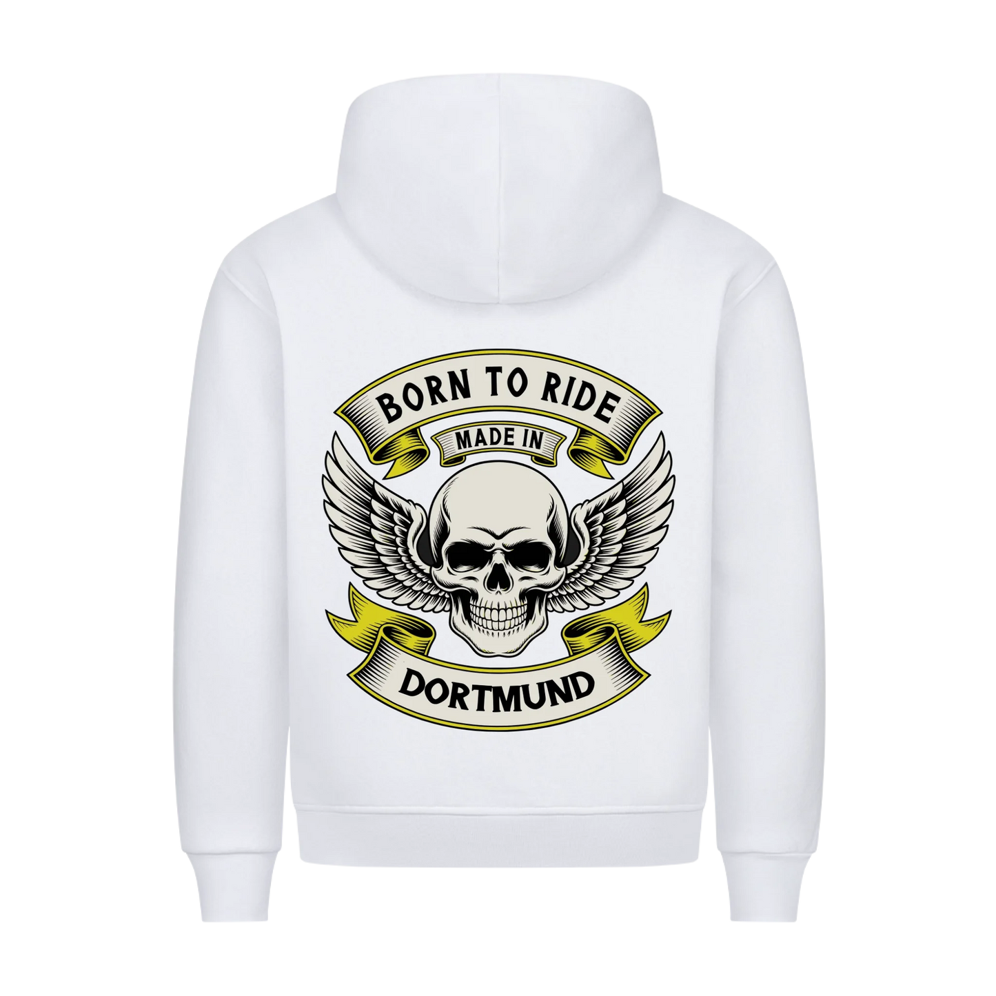 Born to Ride made in [Ort] – Personalisiertes Biker Premium Hoodie 19