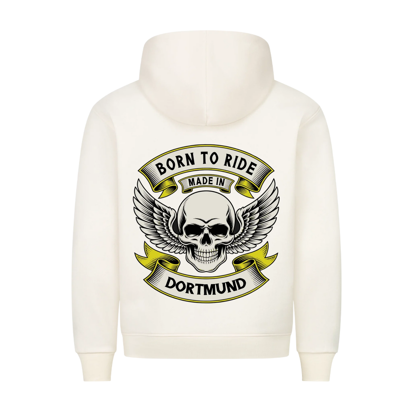 Born to Ride made in [Ort] – Personalisiertes Biker Premium Hoodie 19