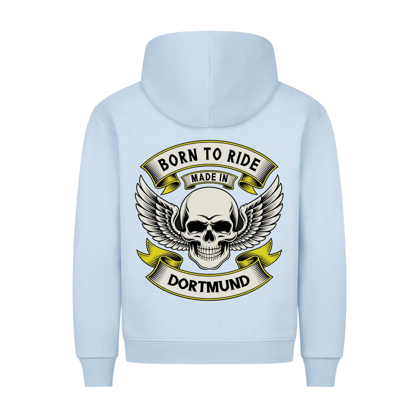 Born to Ride made in [Ort] – Personalisiertes Biker Premium Hoodie 19