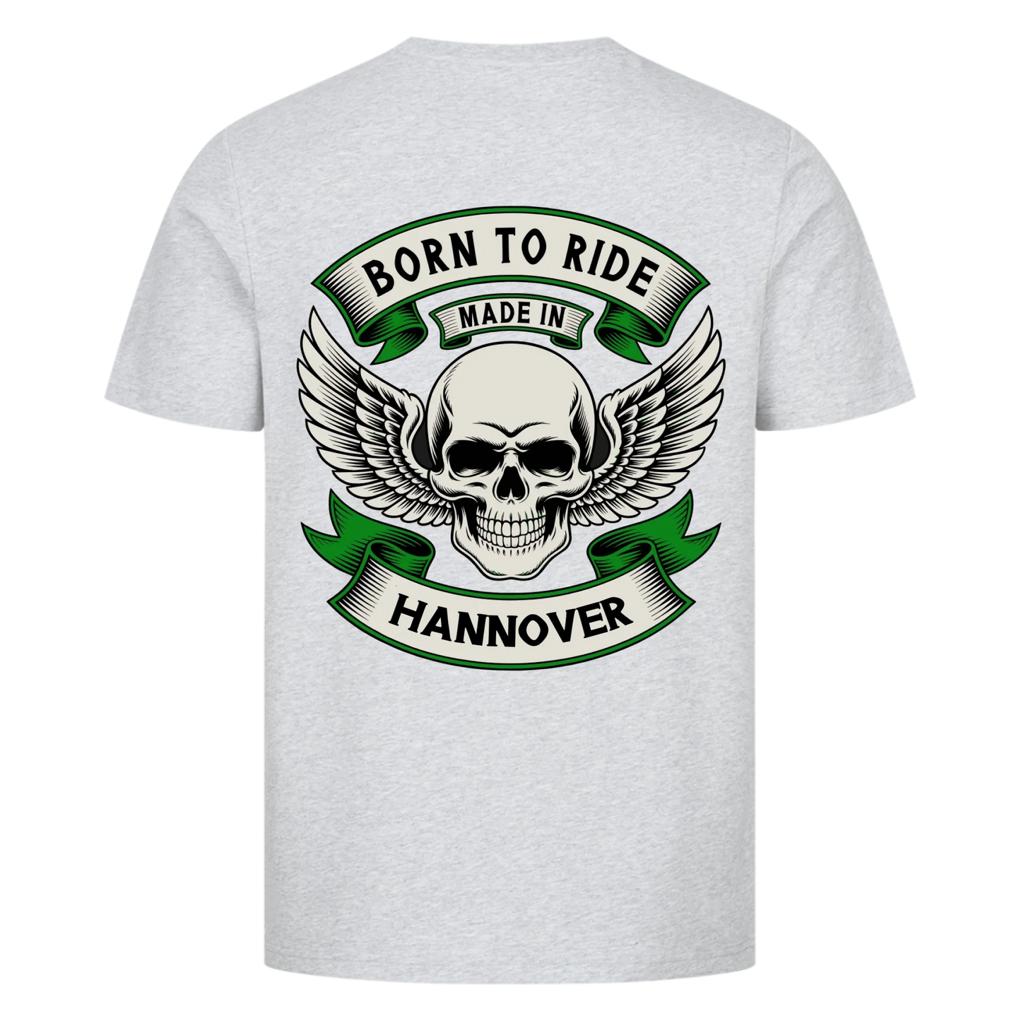 Born to ride made in [Ort] – Personalisiertes Biker Premium T-Shirt 20