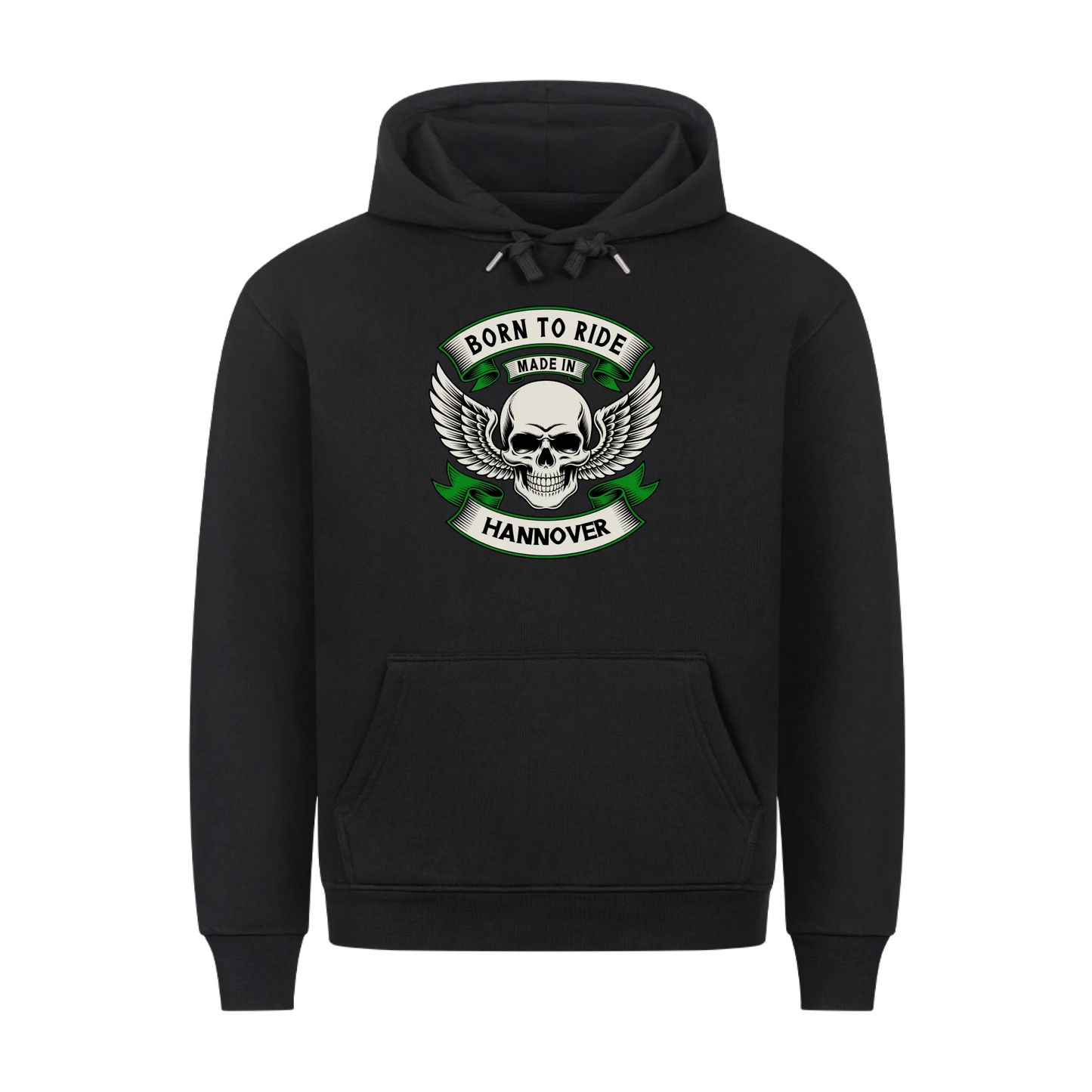 Born to Ride made in [Ort] – Personalisiertes Biker Premium Hoodie 20