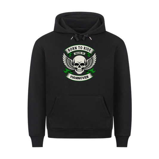 Born to Ride made in [Ort] – Personalisiertes Biker Premium Hoodie 20