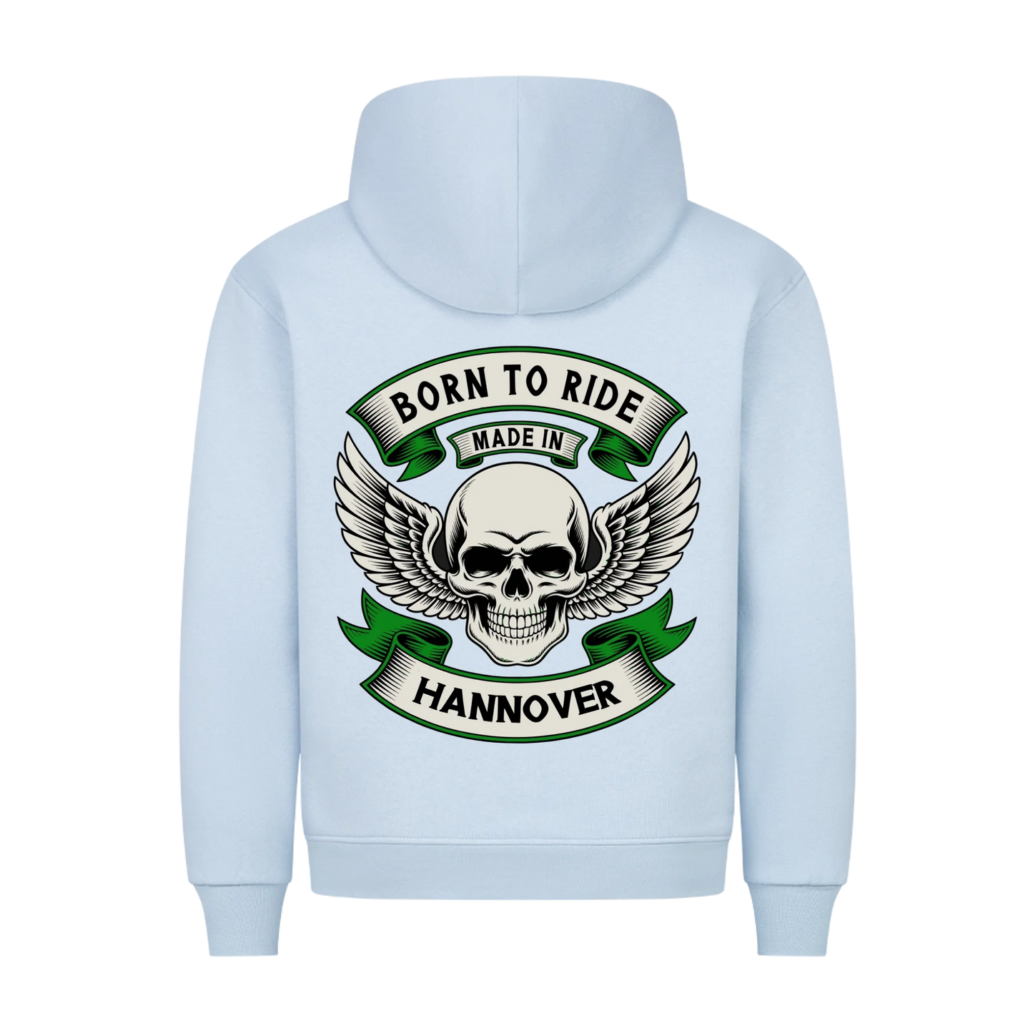 Born to Ride made in [Ort] – Personalisiertes Biker Premium Hoodie 20