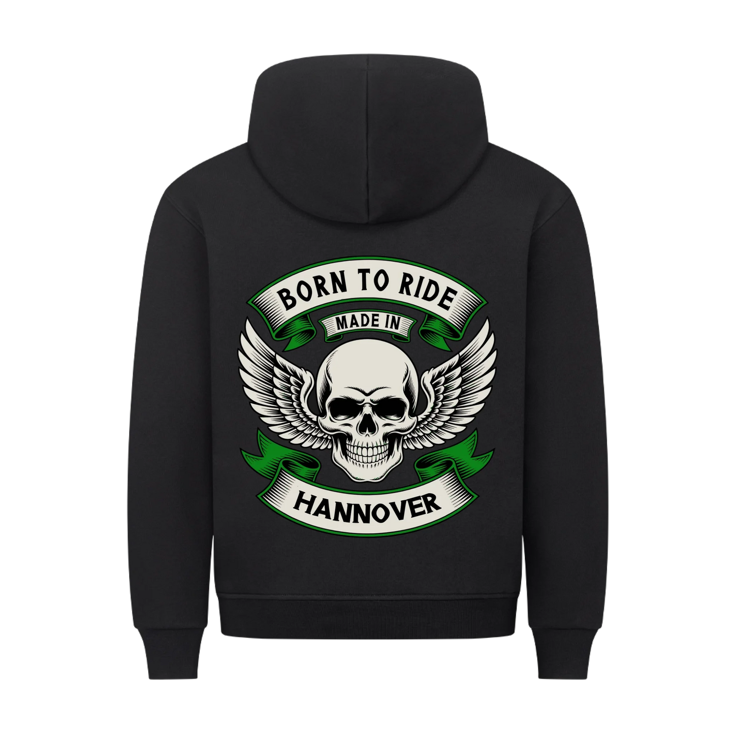 Born to Ride made in [Ort] – Personalisiertes Biker Premium Hoodie 20