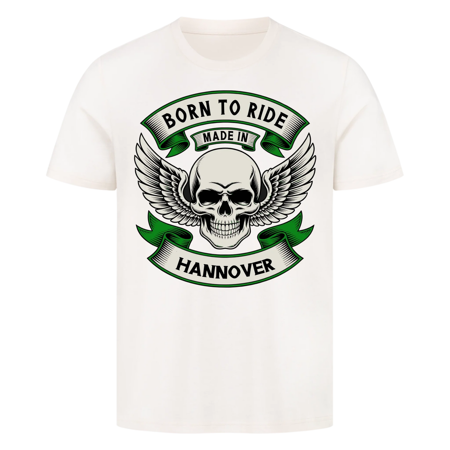 Born to ride made in [Ort] – Personalisiertes Biker Premium T-Shirt 20