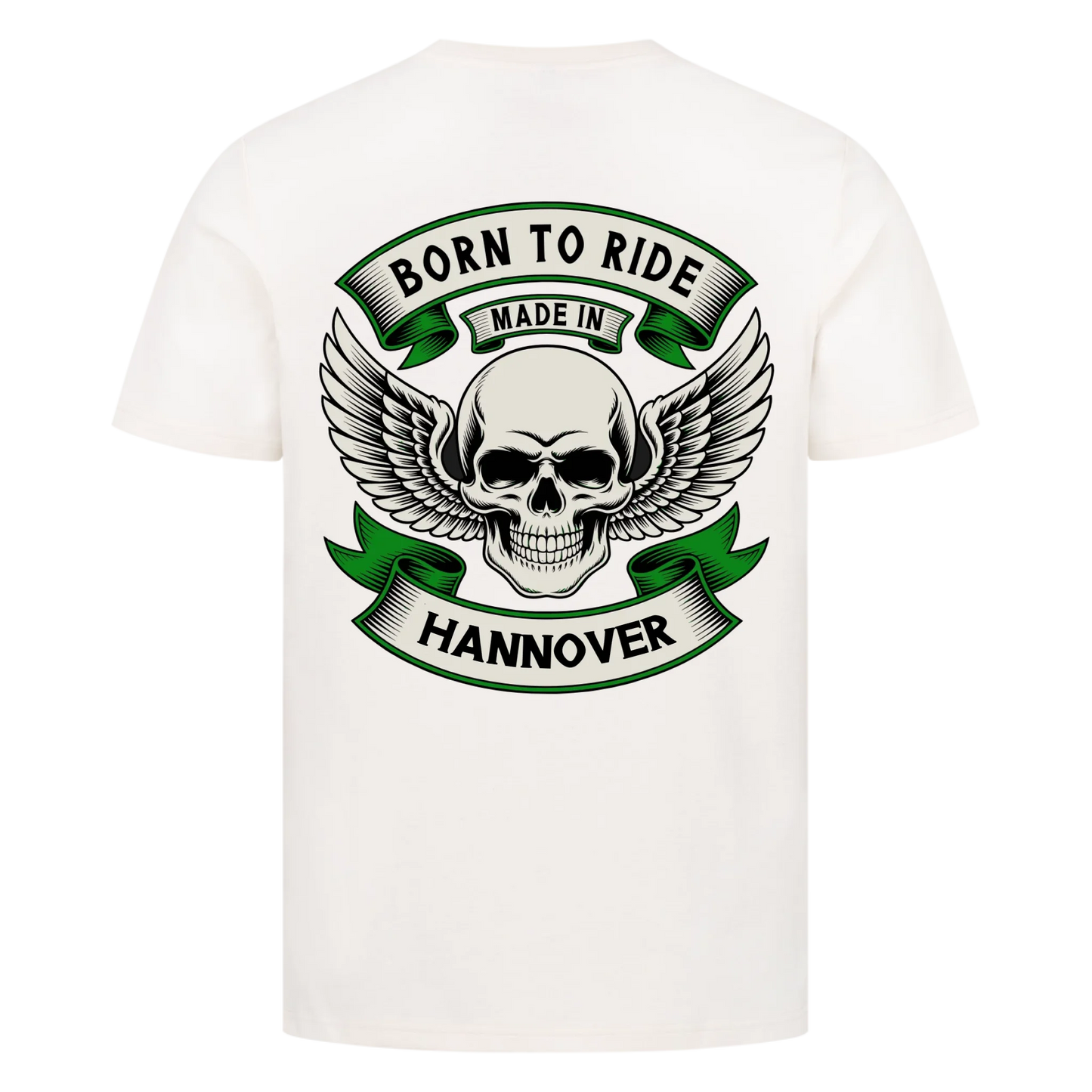 Born to ride made in [Ort] – Personalisiertes Biker Premium T-Shirt 20