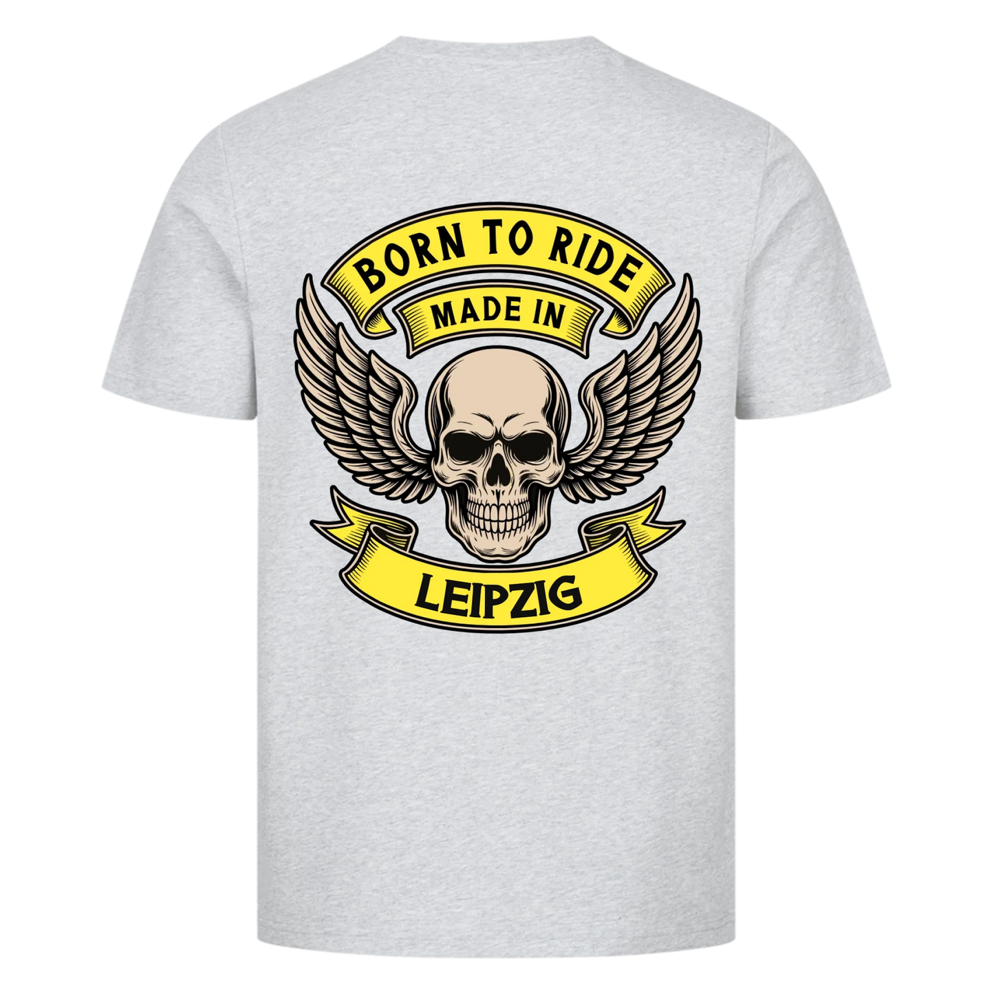 Born to ride made in [Ort] – Personalisiertes Biker Premium T-Shirt 24