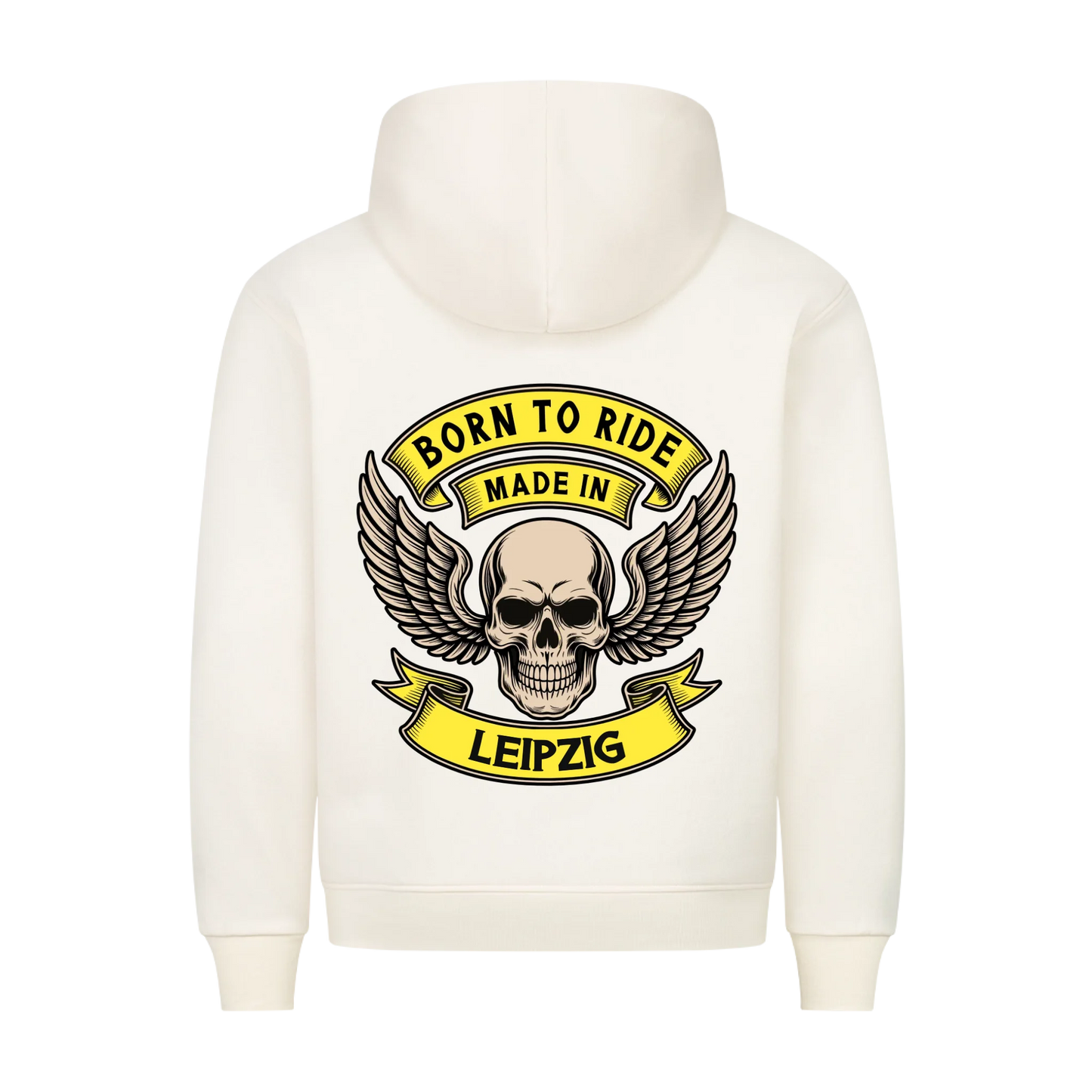 Born to Ride made in [Ort] – Personalisiertes Biker Premium Hoodie 24
