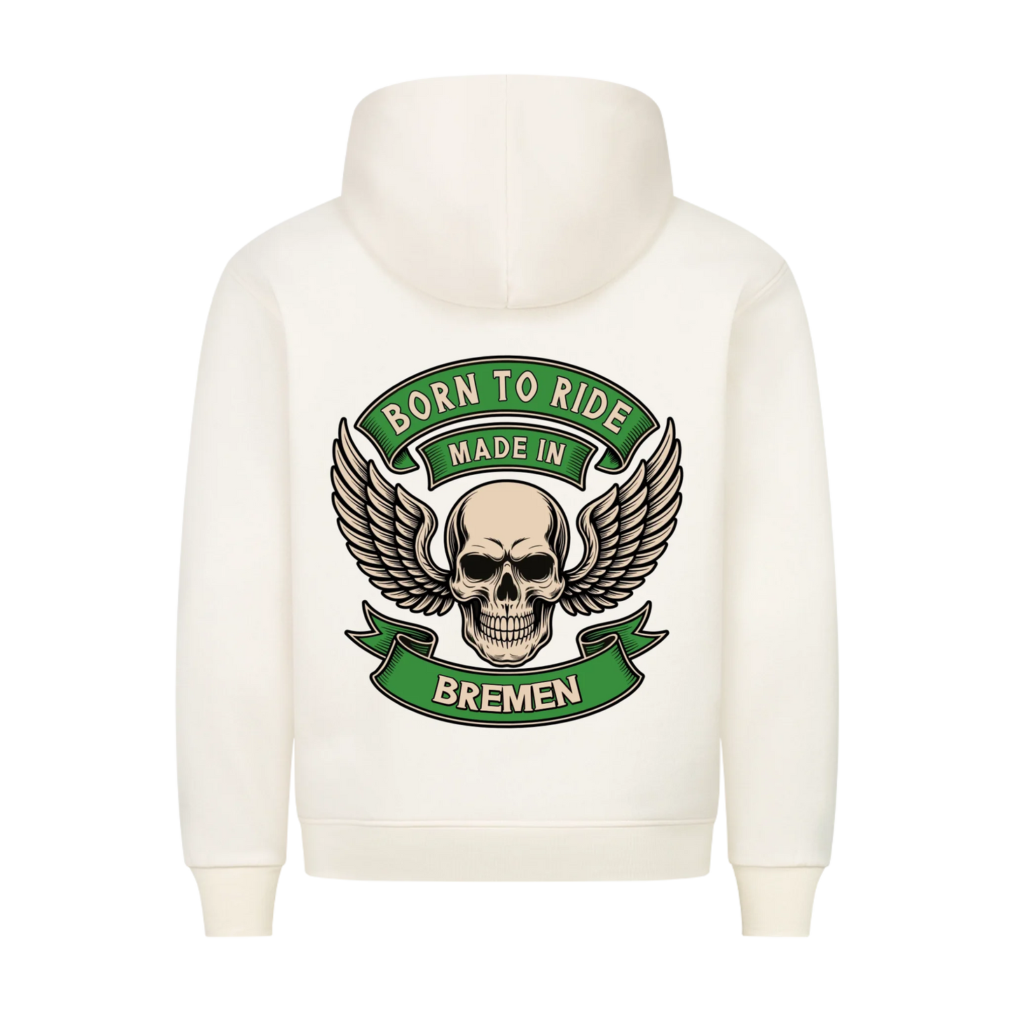 Born to Ride made in [Ort] – Personalisiertes Biker Premium Hoodie 25