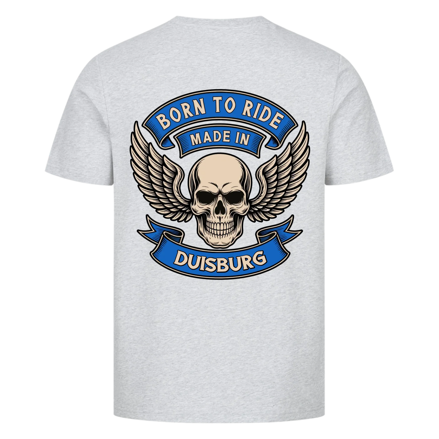 Born to ride made in [Ort] – Personalisiertes Biker Premium T-Shirt 26