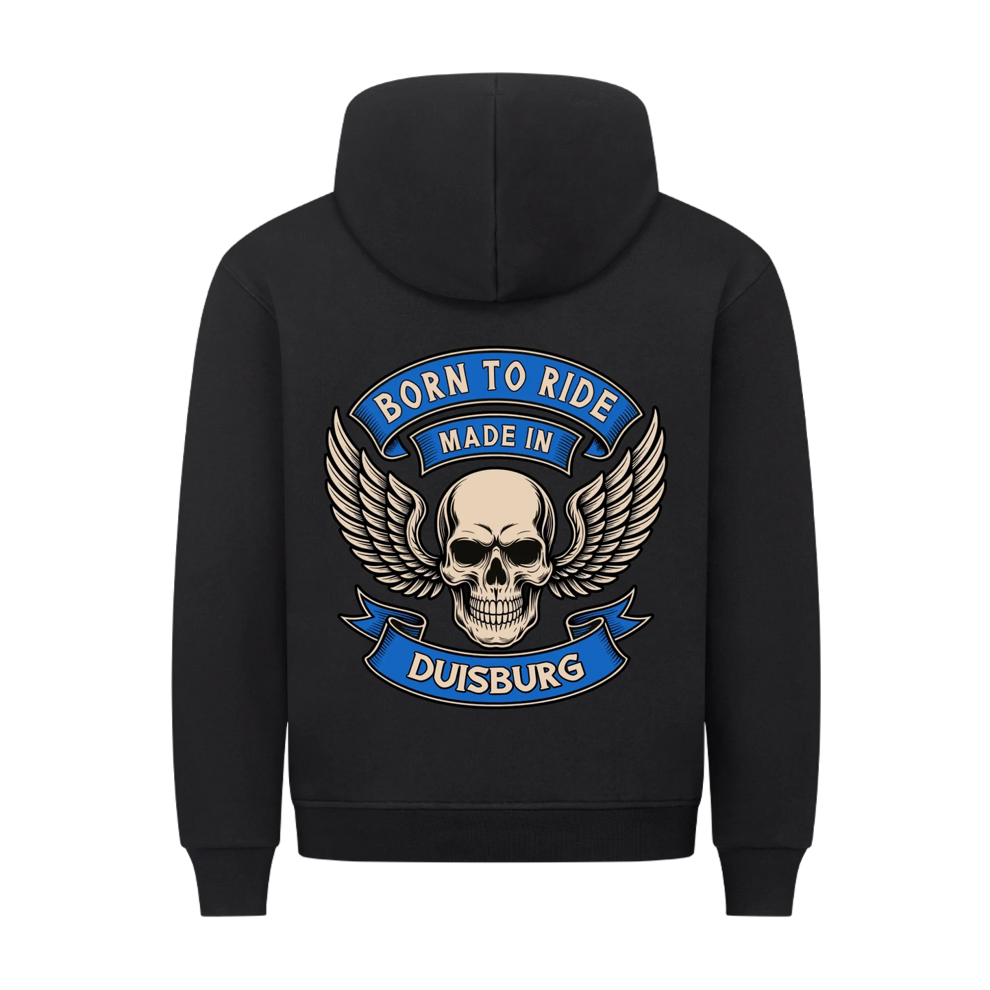 Born to Ride made in [Ort] – Personalisiertes Biker Premium Hoodie 26