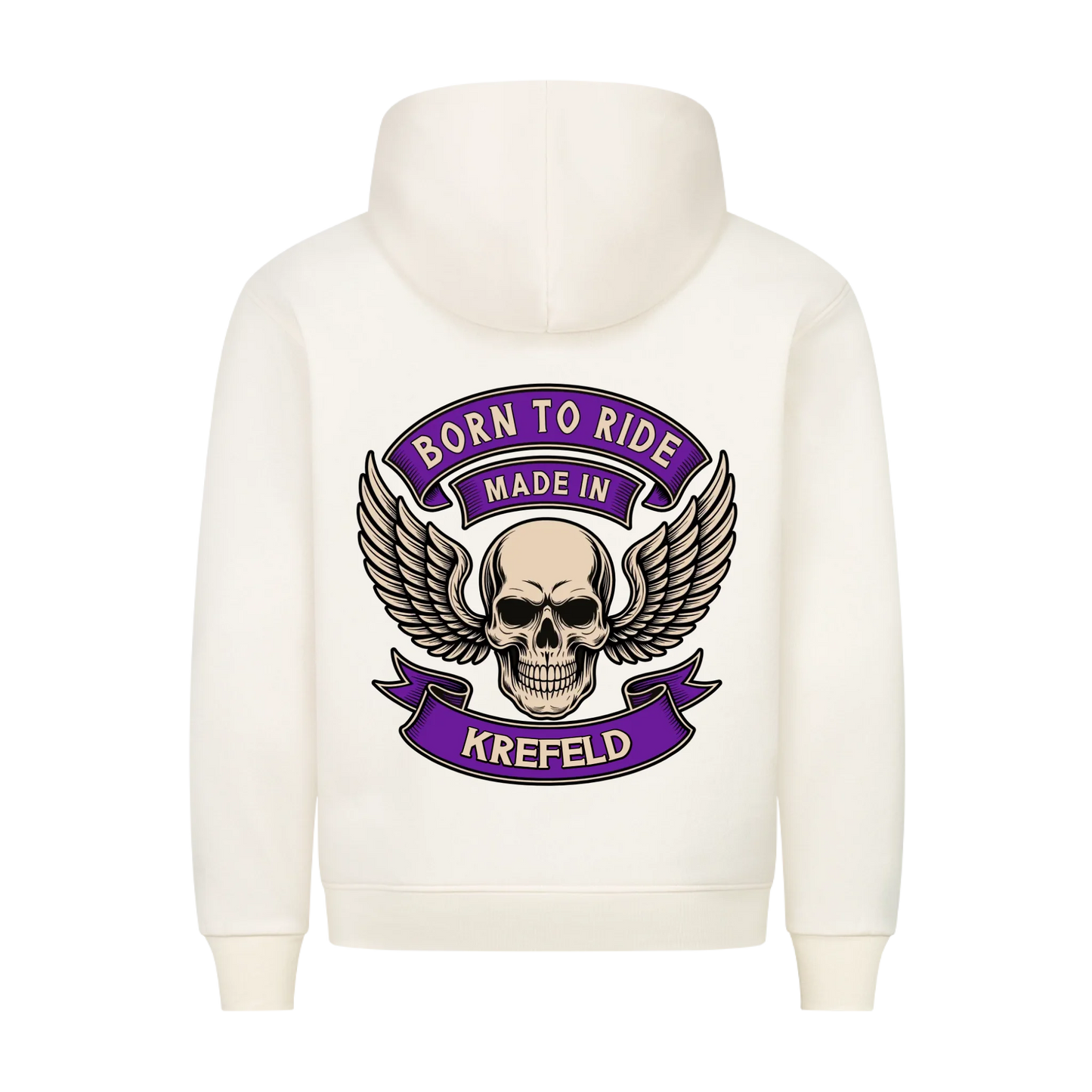Born to Ride made in [Ort] – Personalisiertes Biker Premium Hoodie 27