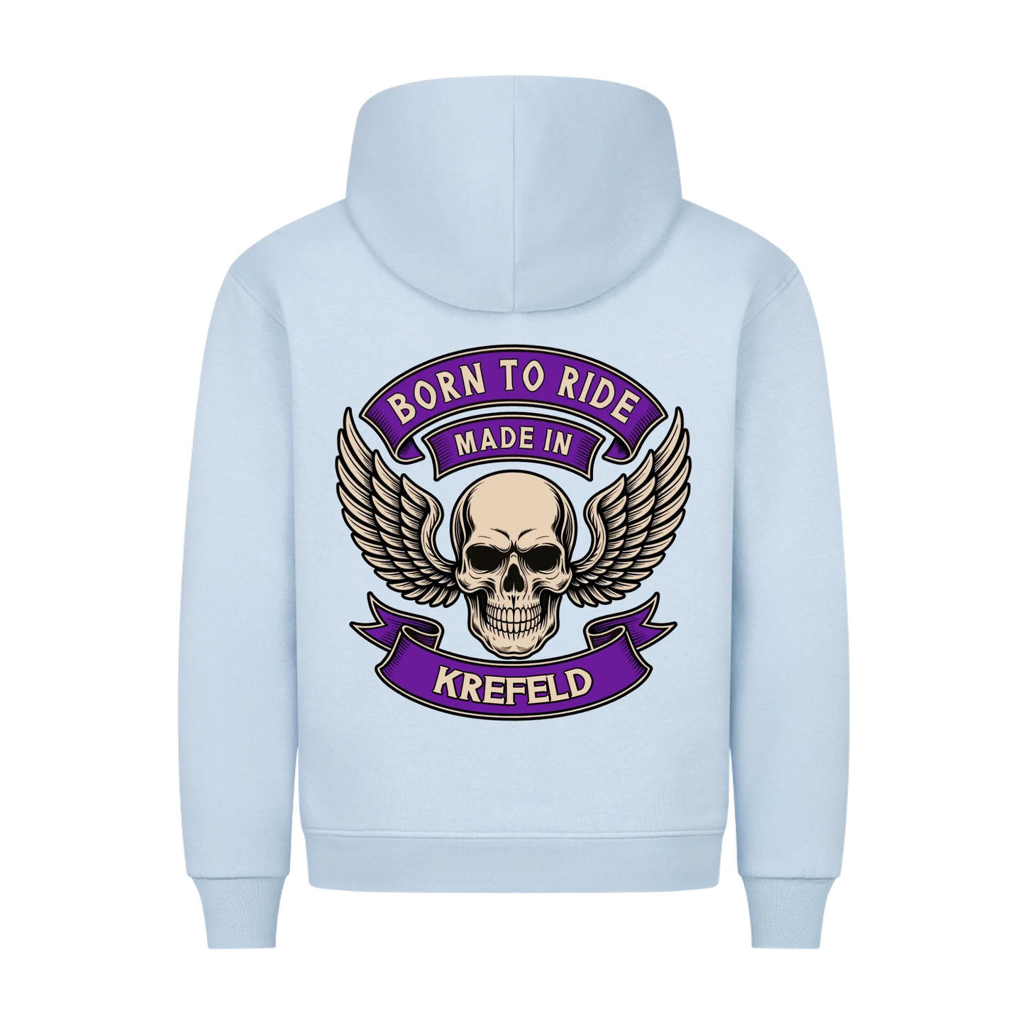 Born to Ride made in [Ort] – Personalisiertes Biker Premium Hoodie 27