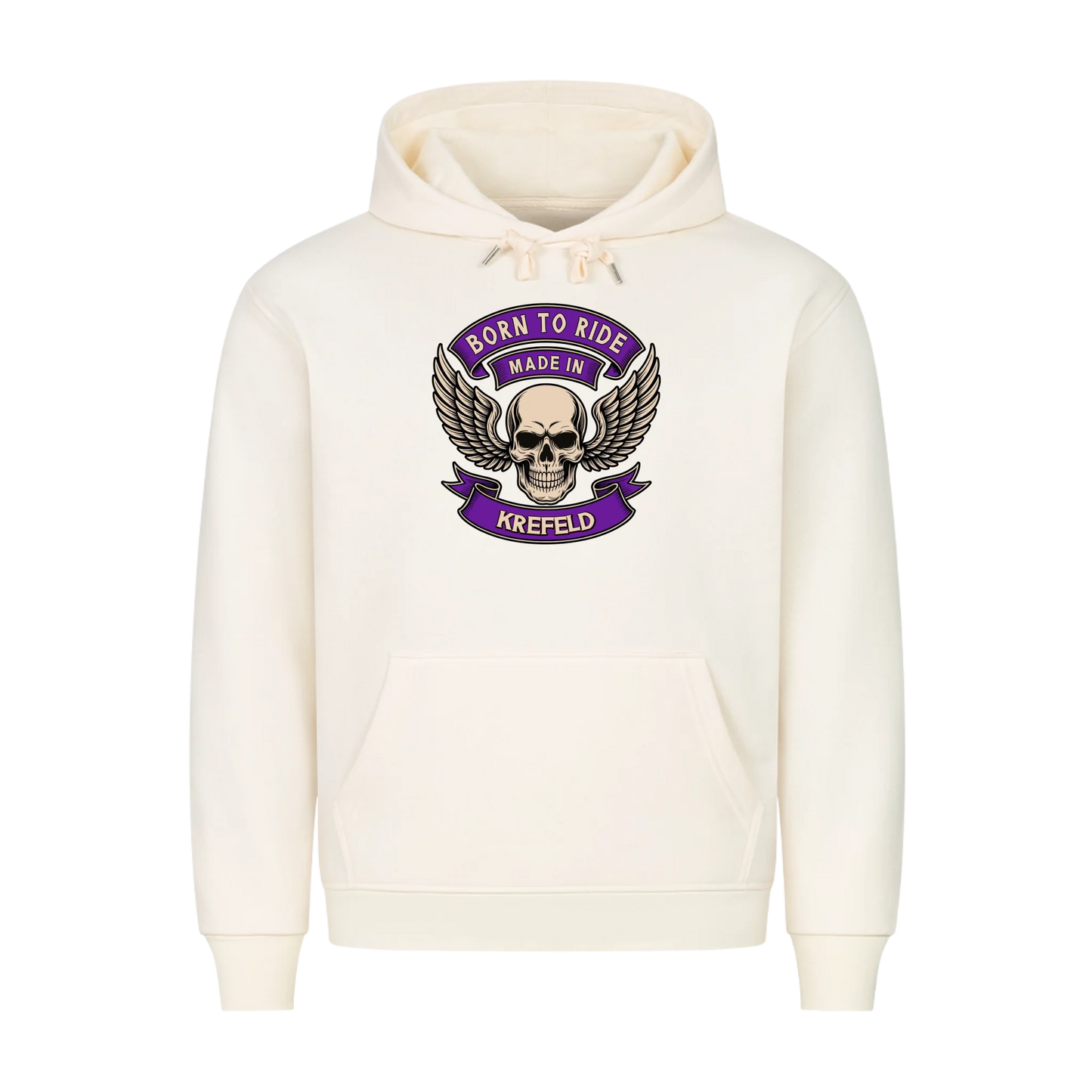 Born to Ride made in [Ort] – Personalisiertes Biker Premium Hoodie 27