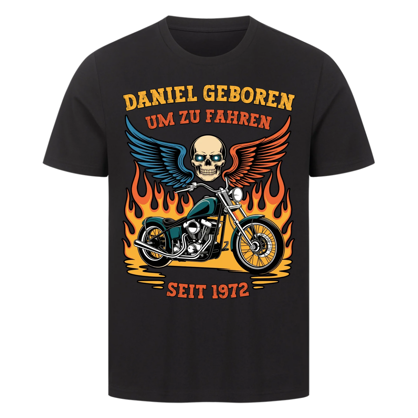 [Name] Geboren um zu fahren Premium T-Shirt