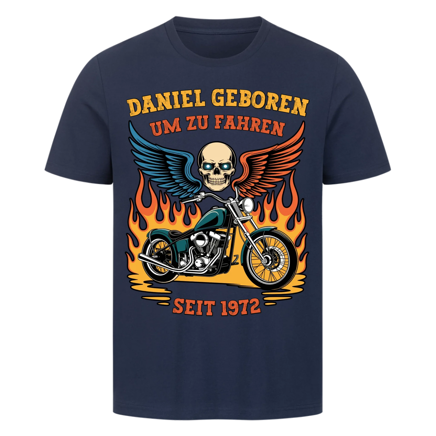 [Name] Geboren um zu fahren Premium T-Shirt