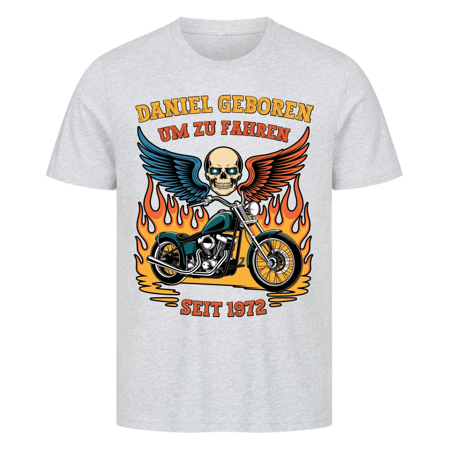 [Name] Geboren um zu fahren Premium T-Shirt