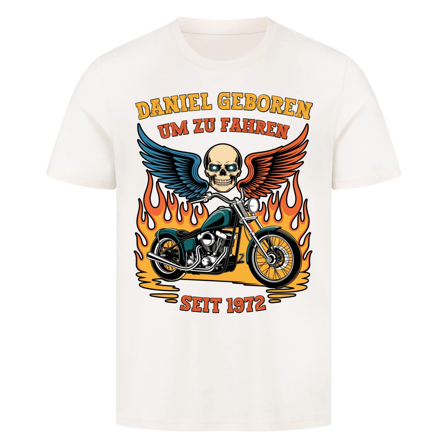 [Name] Geboren um zu fahren Premium T-Shirt