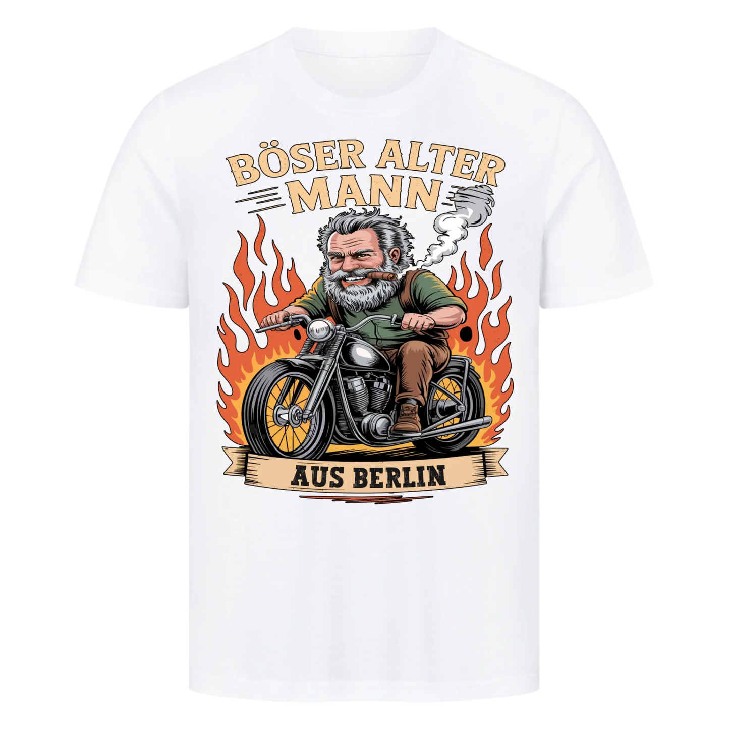 Böser alter Mann aus [Stadt] Premium T-Shirt
