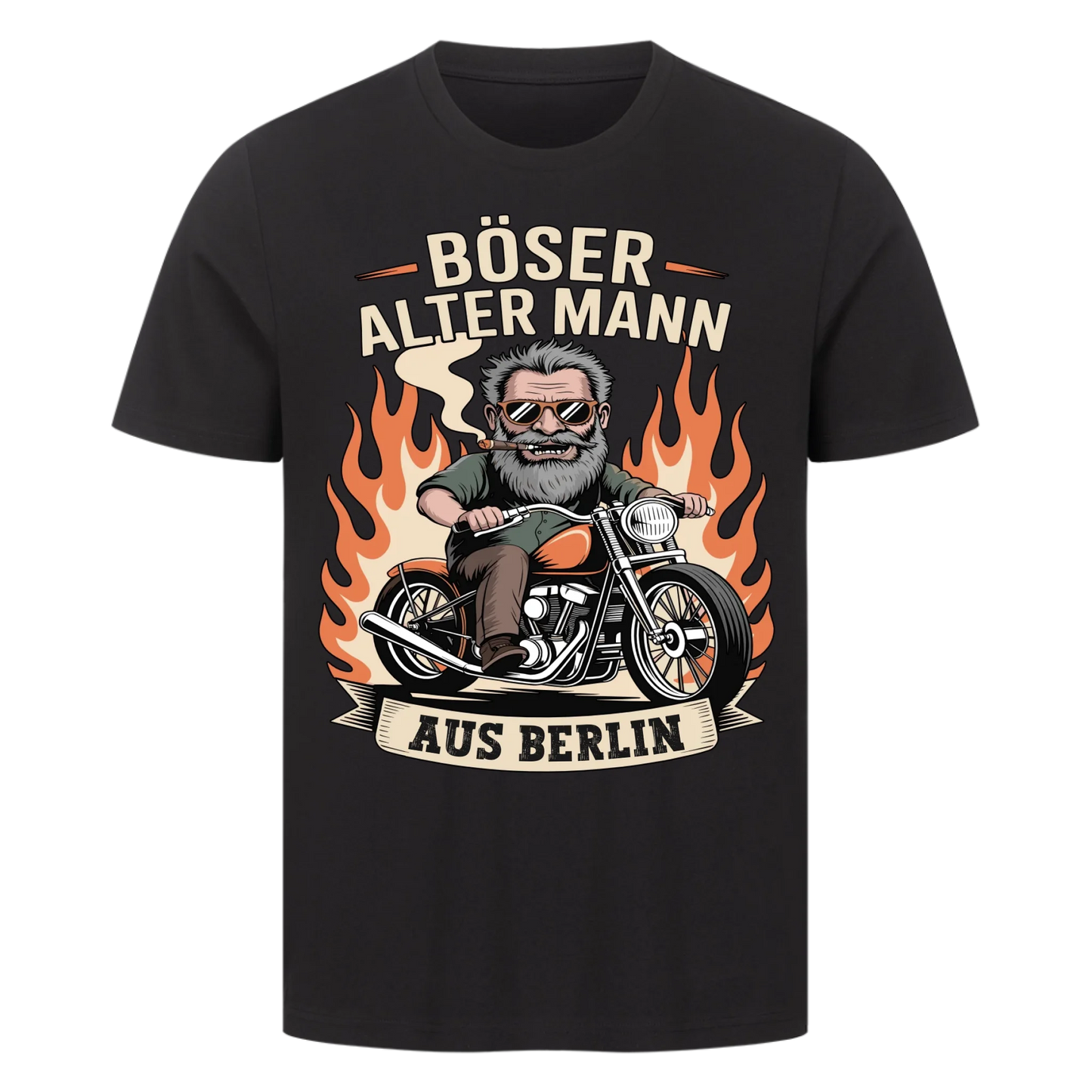 Böser alter Mann aus [Stadt] Premium T-Shirt 2
