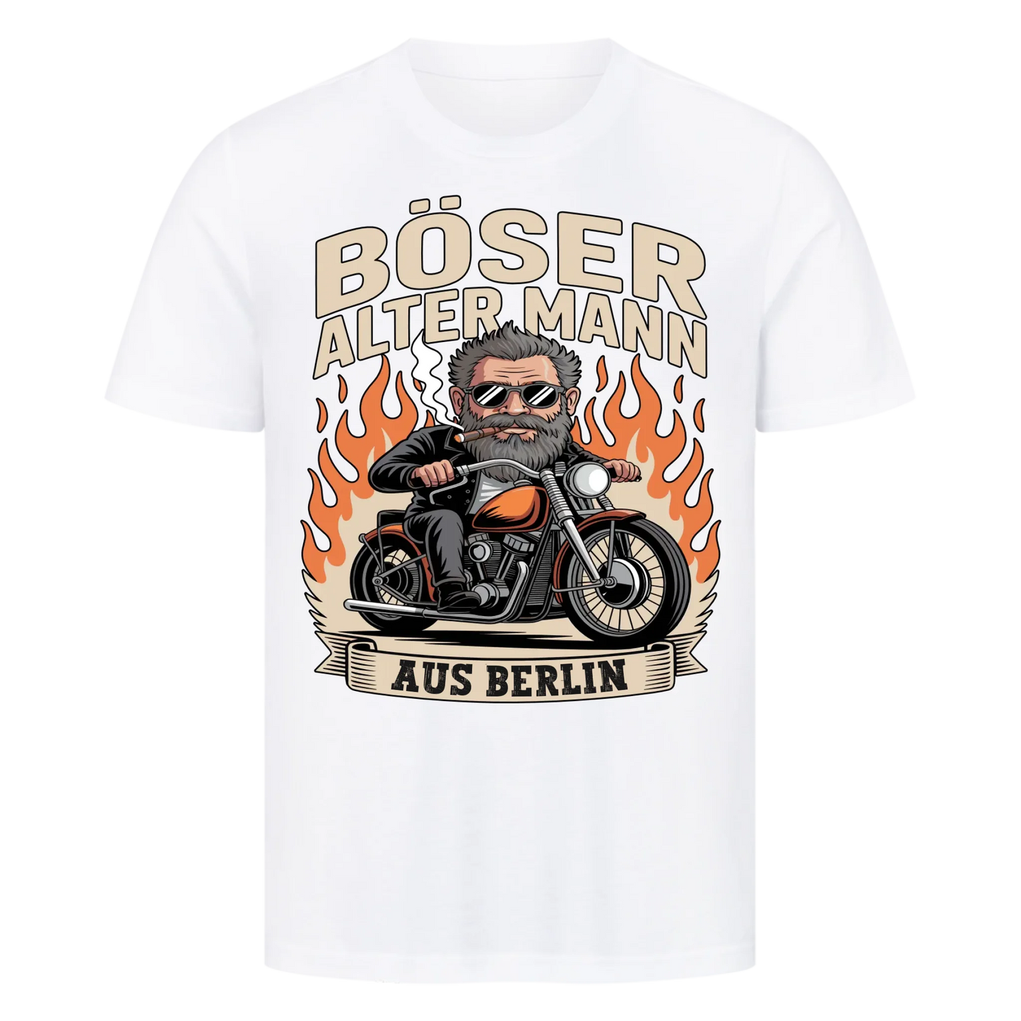 Böser alter Mann aus [Stadt] Premium T-Shirt 3