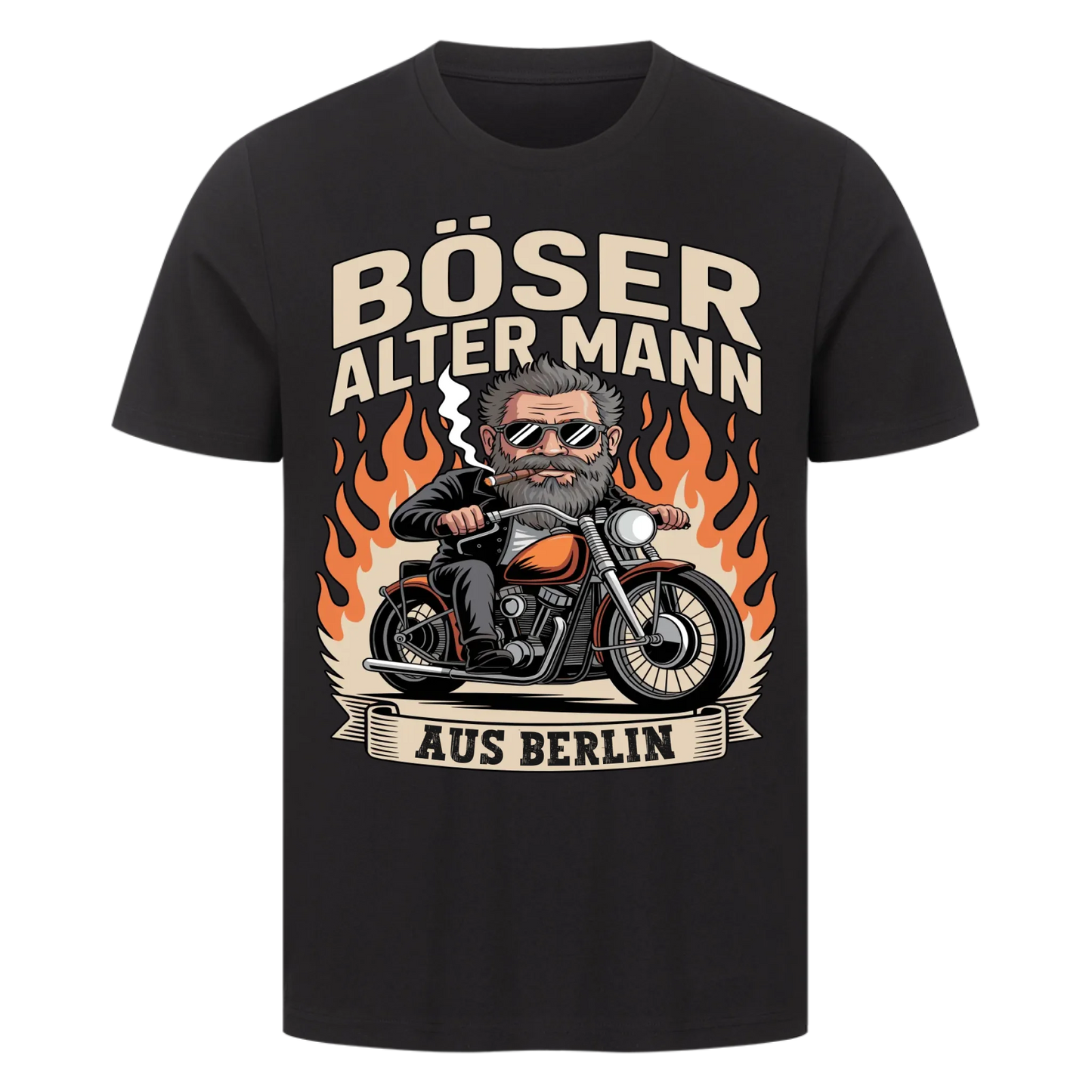 Böser alter Mann aus [Stadt] Premium T-Shirt 3