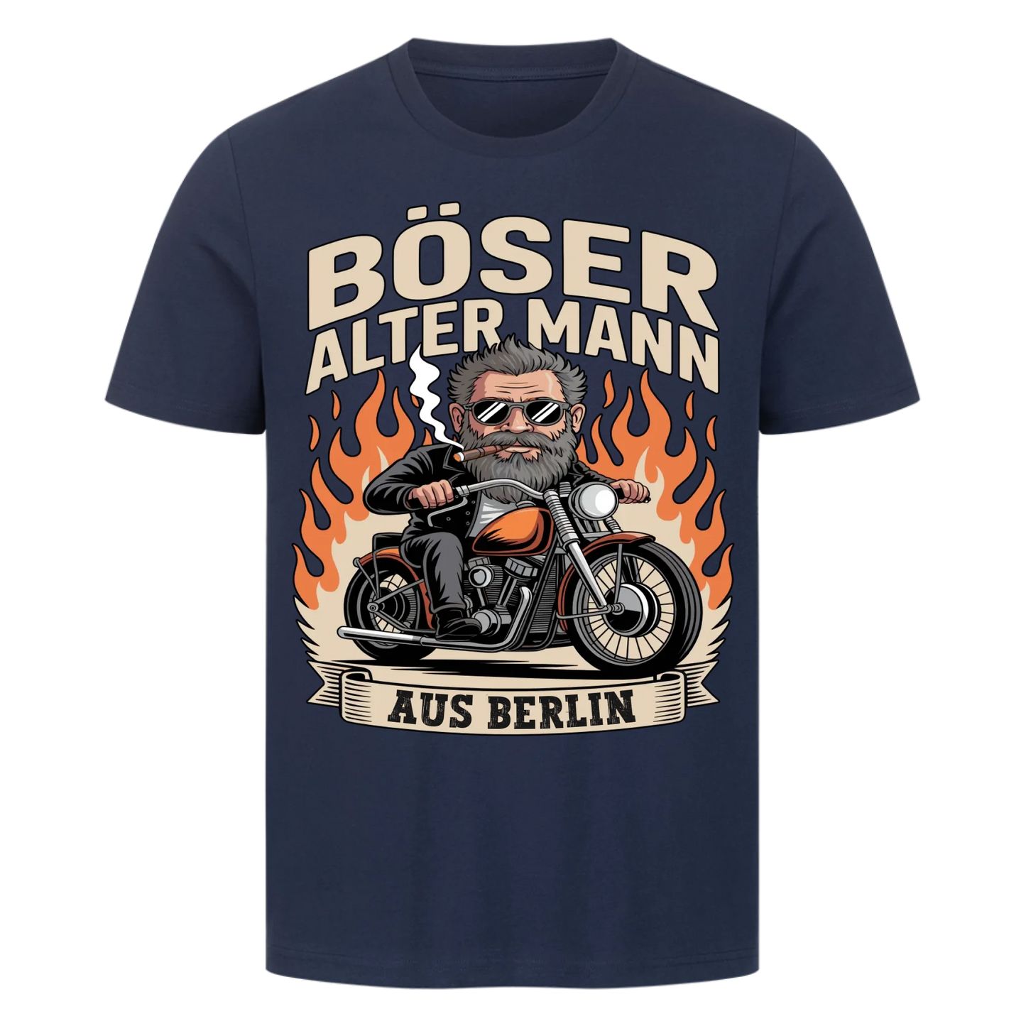 Böser alter Mann aus [Stadt] Premium T-Shirt 3