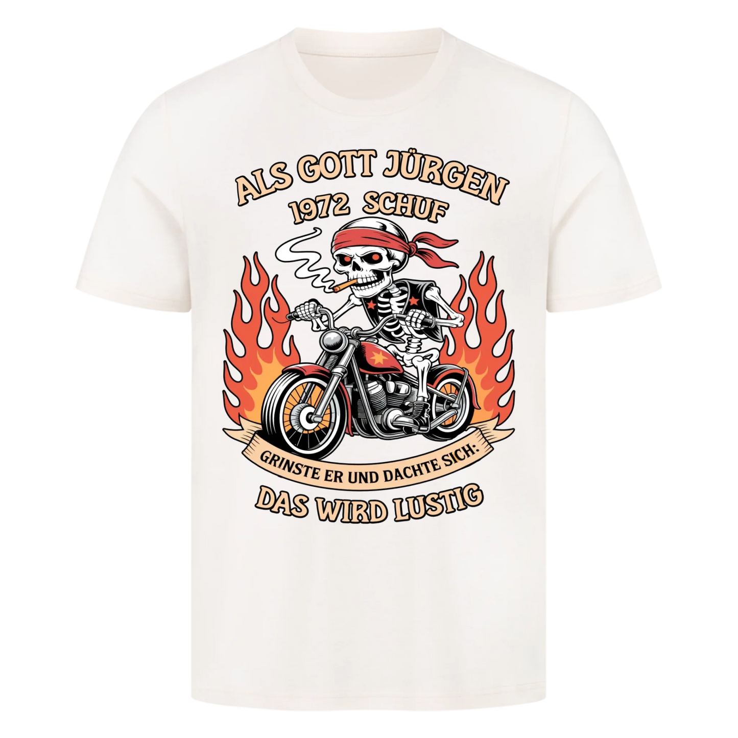 Als Gott [Name] [Jahr] schuf grinste er und dachte sich das wird lustig Premium T-Shirt 3