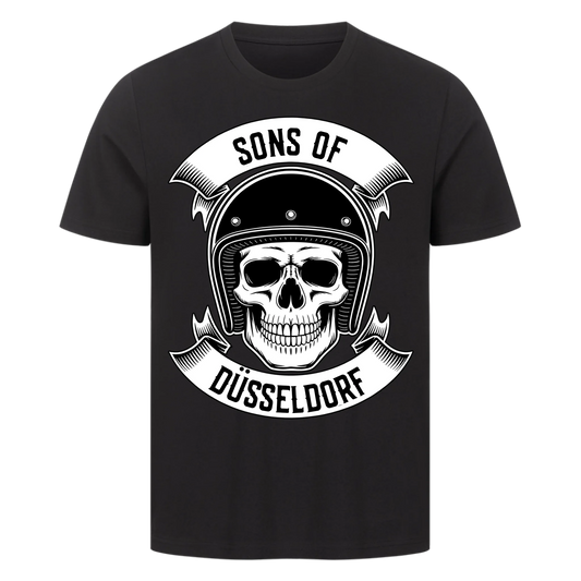 Personalisiertes Biker Frontdruck Premium T-Shirt – mit individuellem Brustlogo 1