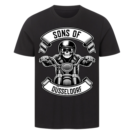 Personalisiertes Biker Frontdruck Premium T-Shirt – mit individuellem Brustlogo 3