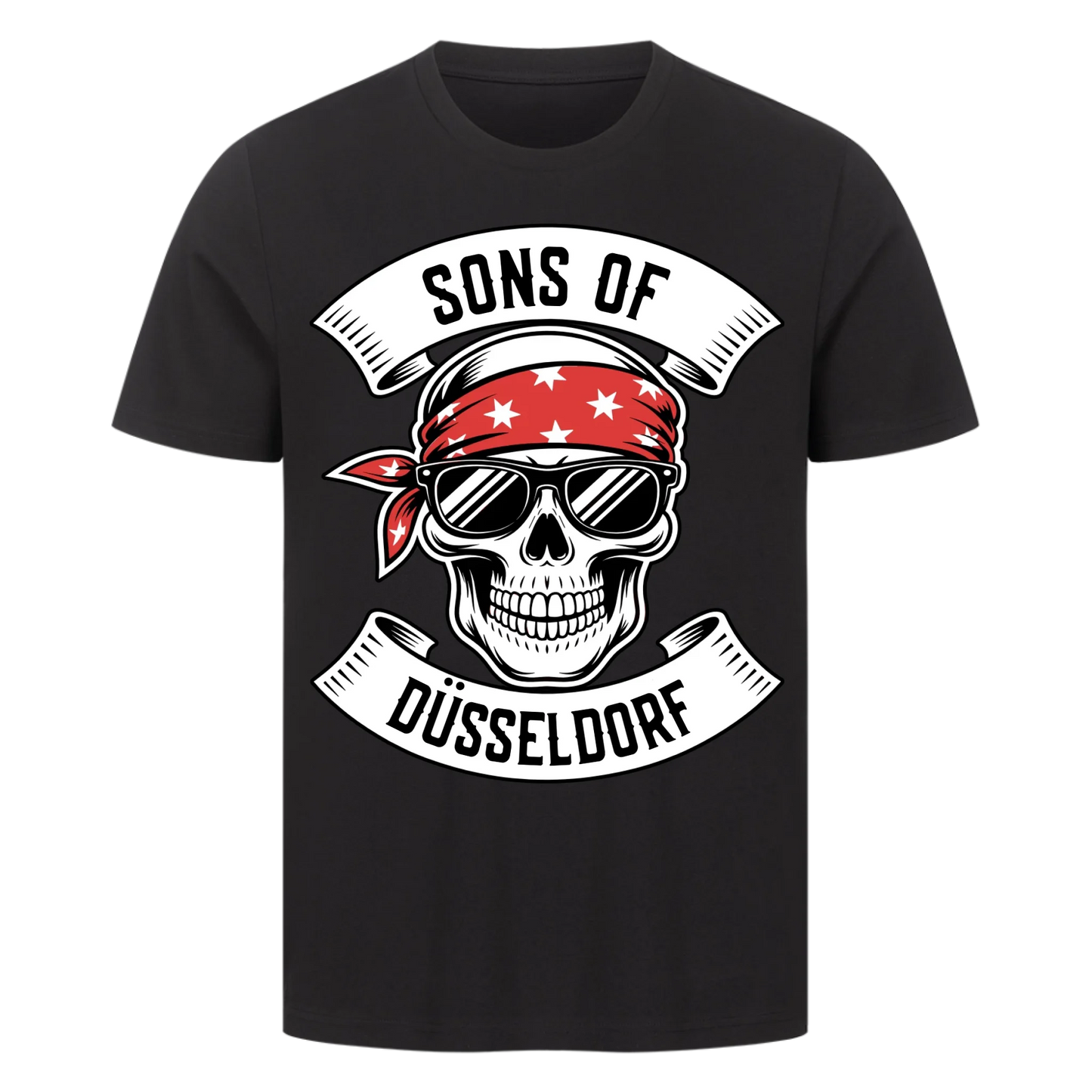 Personalisiertes Biker Frontdruck Premium T-Shirt – mit individuellem Brustlogo 2