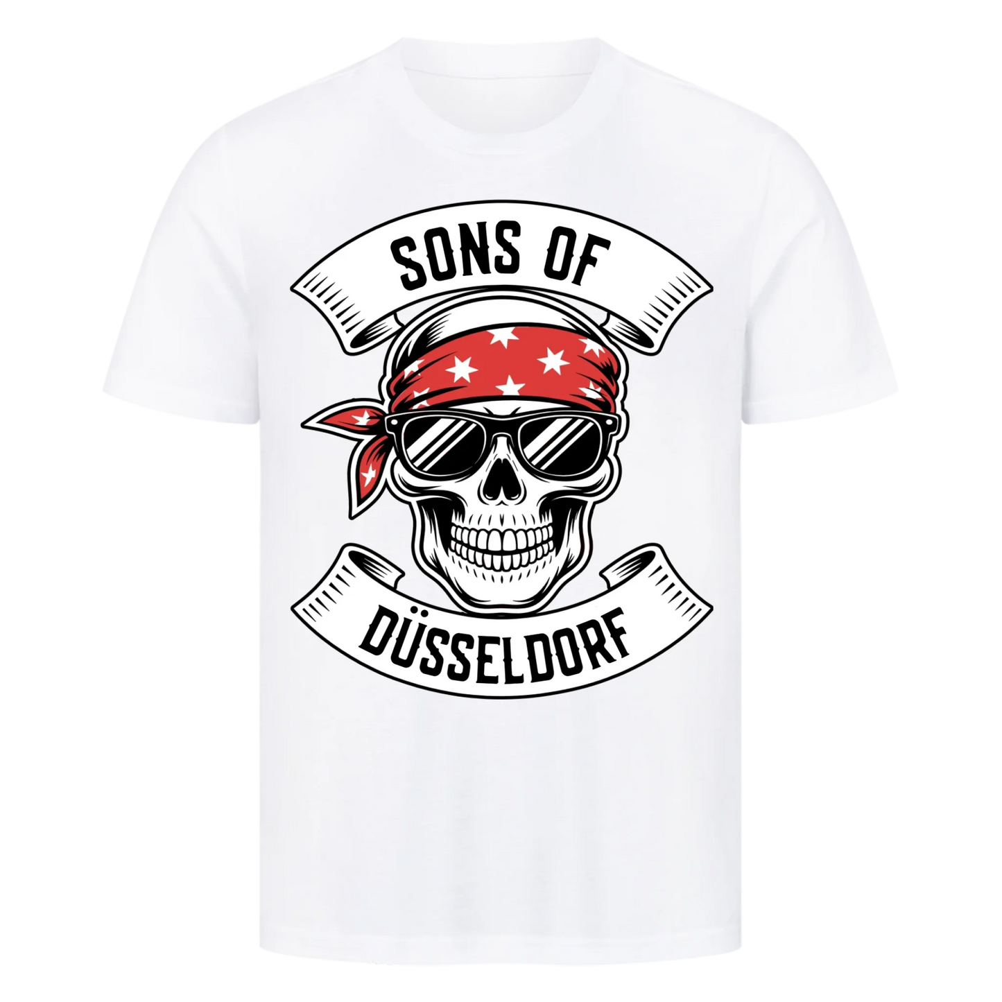 Personalisiertes Biker Frontdruck Premium T-Shirt – mit individuellem Brustlogo 2