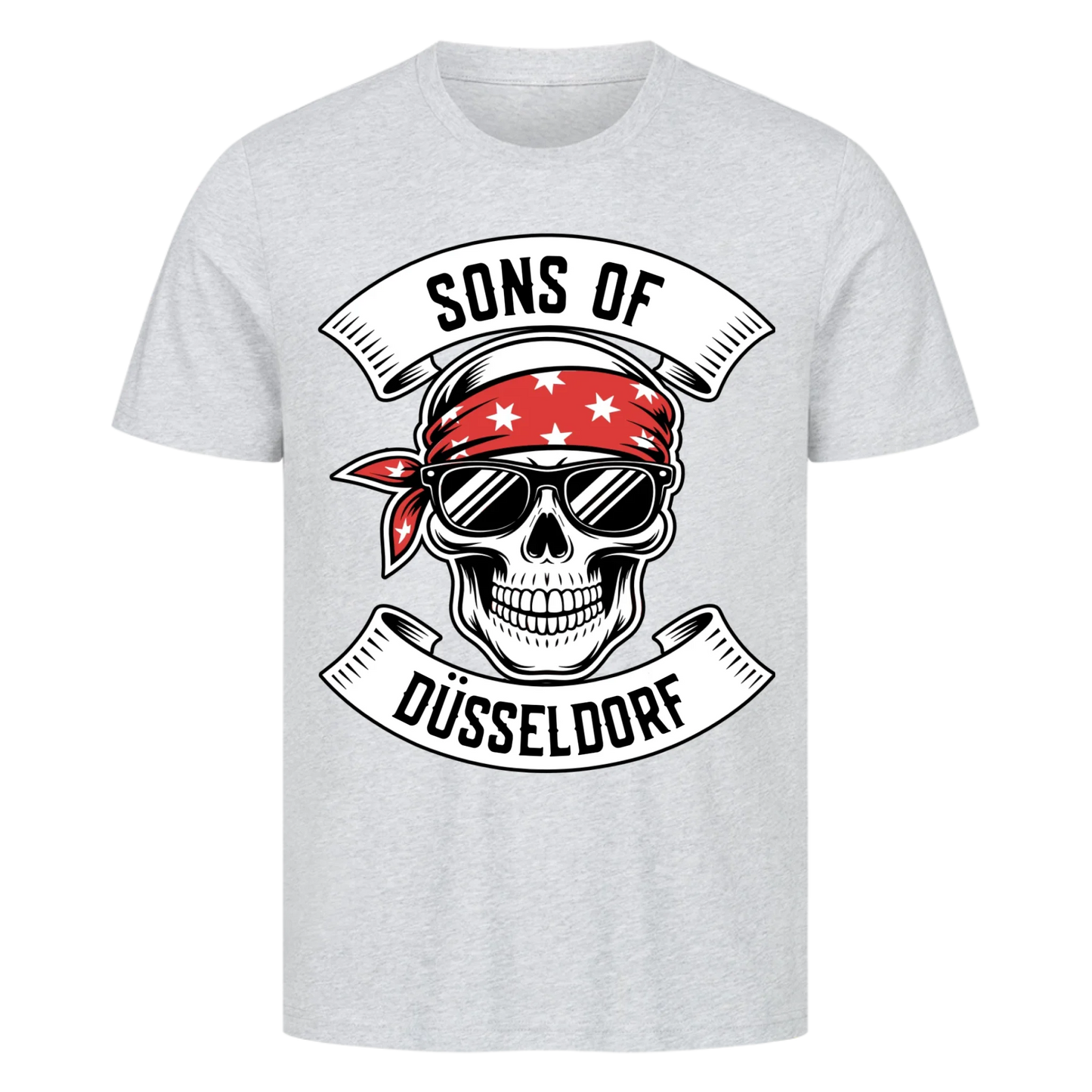 Personalisiertes Biker Frontdruck Premium T-Shirt – mit individuellem Brustlogo 2