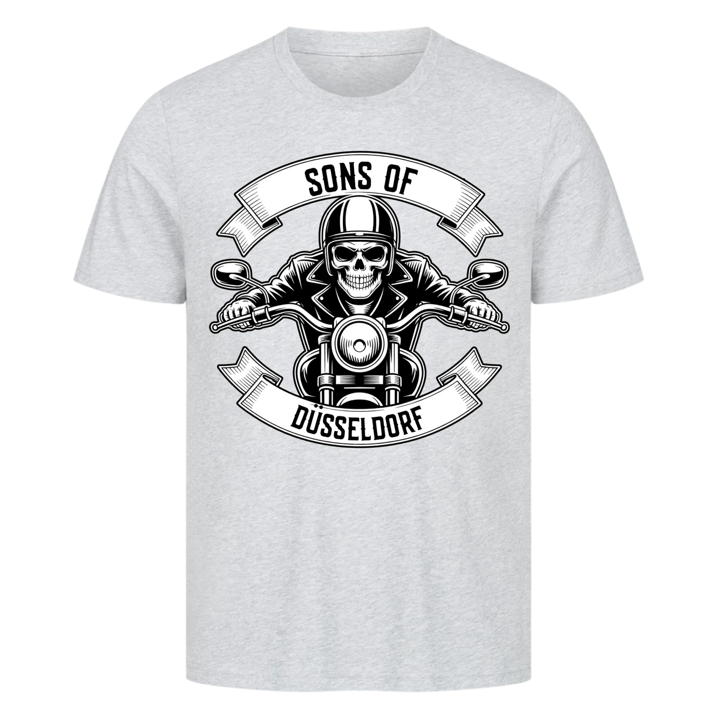 Personalisiertes Biker Frontdruck Premium T-Shirt – mit individuellem Brustlogo 4