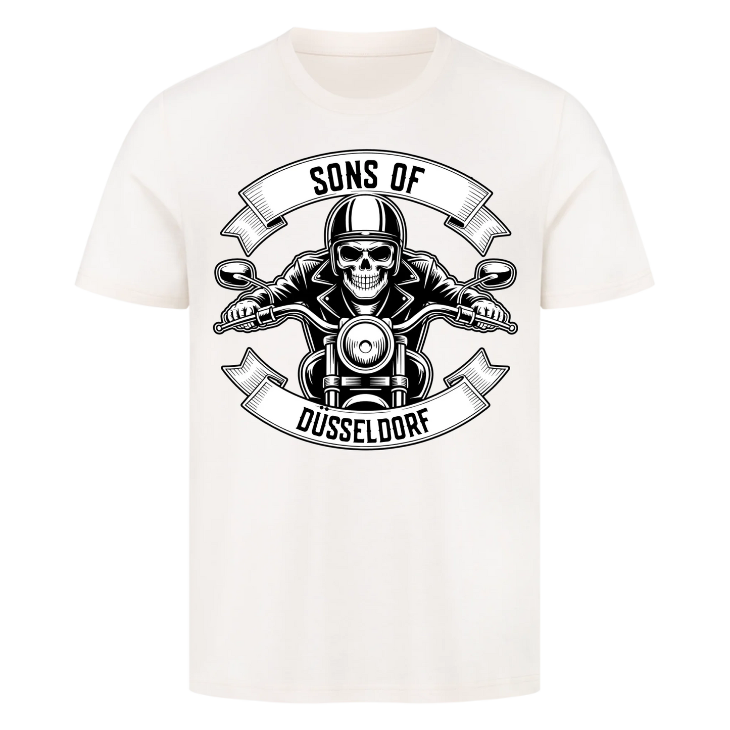 Personalisiertes Biker Frontdruck Premium T-Shirt – mit individuellem Brustlogo 4