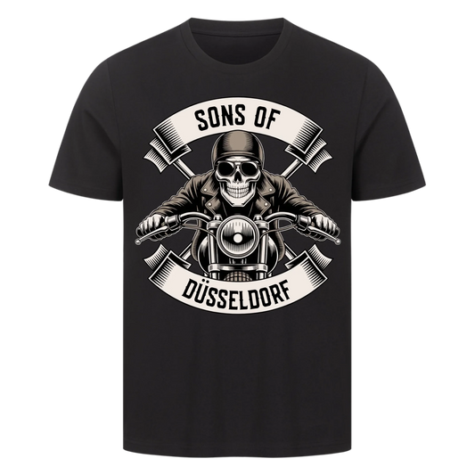 Personalisiertes Biker Frontdruck Premium T-Shirt – mit individuellem Brustlogo 5