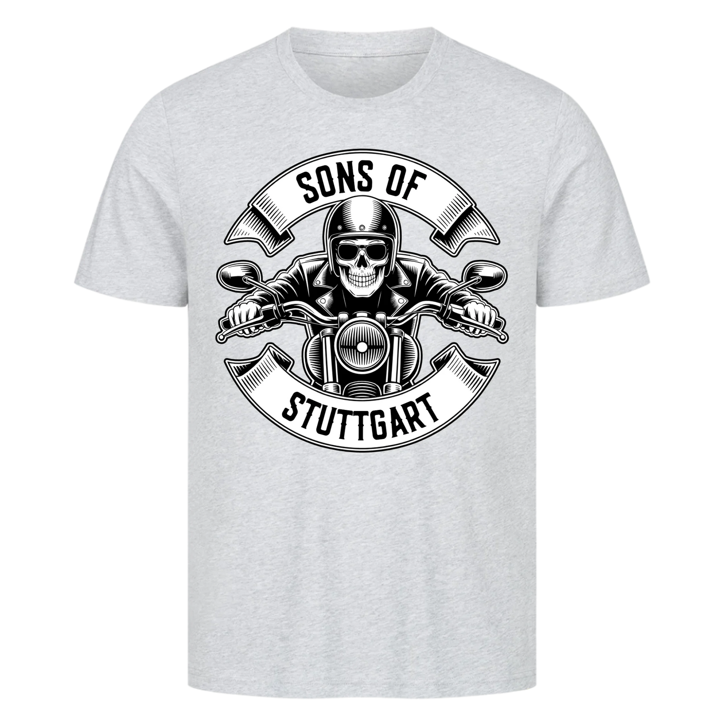 Personalisiertes Biker Frontdruck Premium T-Shirt – mit individuellem Brustlogo 6