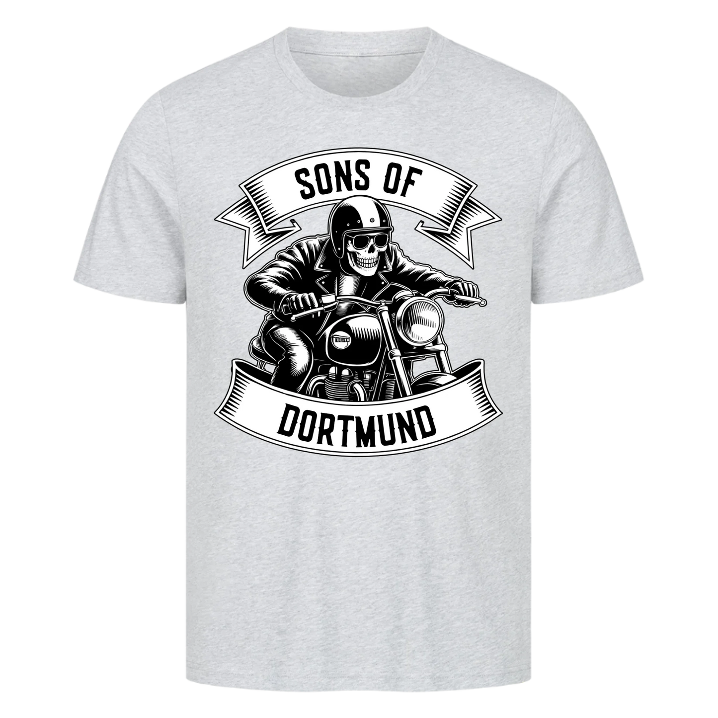 Personalisiertes Biker Frontdruck Premium T-Shirt – mit individuellem Brustlogo 7