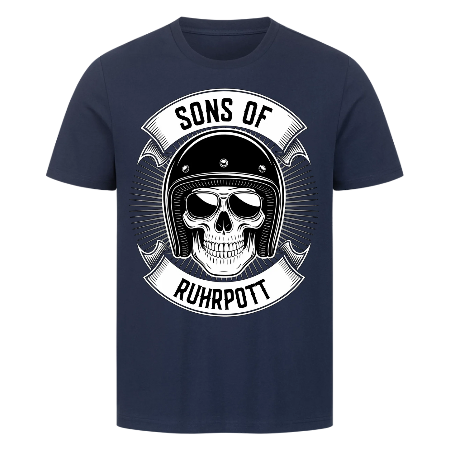 Personalisiertes Biker Frontdruck Premium T-Shirt – mit individuellem Brustlogo 9