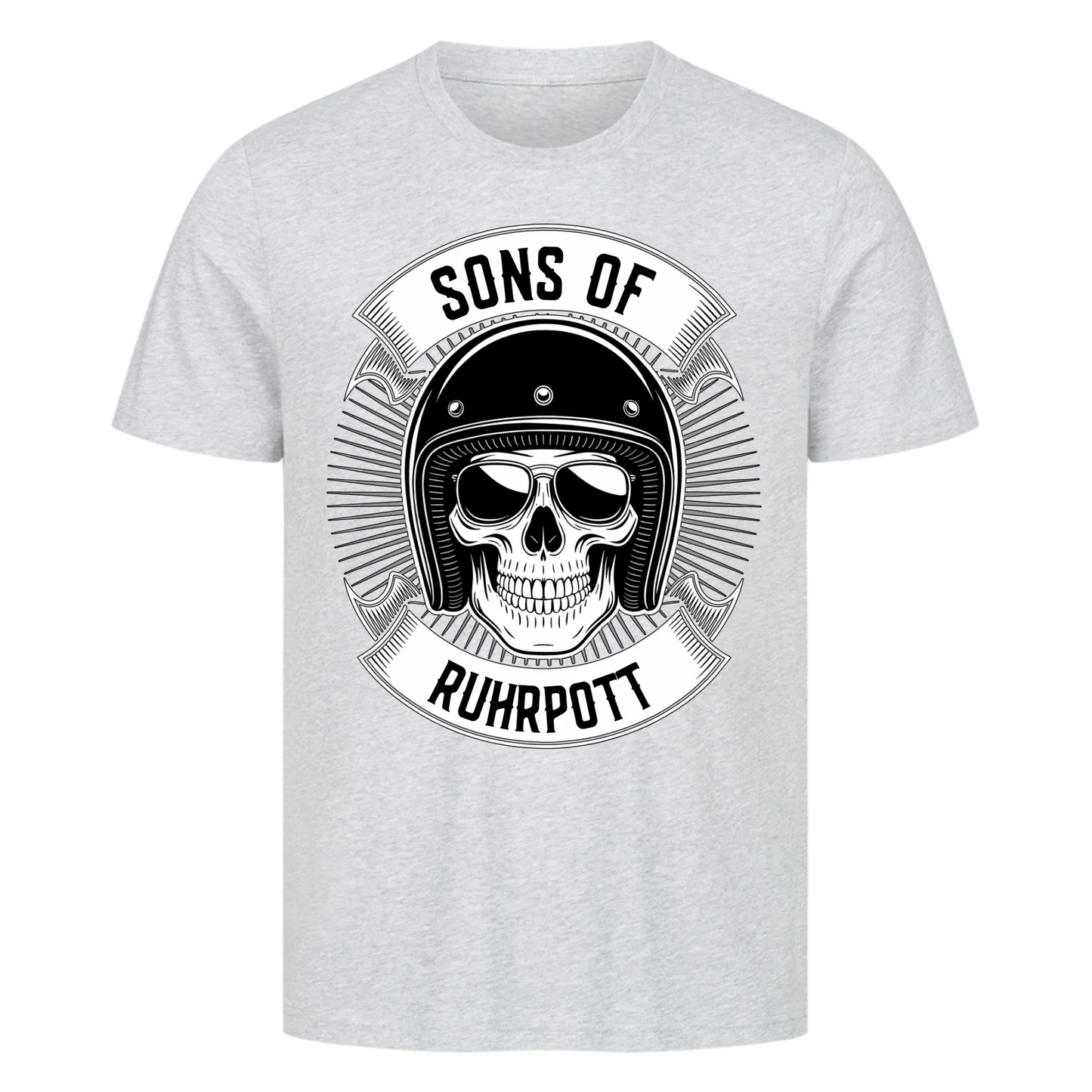 Personalisiertes Biker Frontdruck Premium T-Shirt – mit individuellem Brustlogo 9