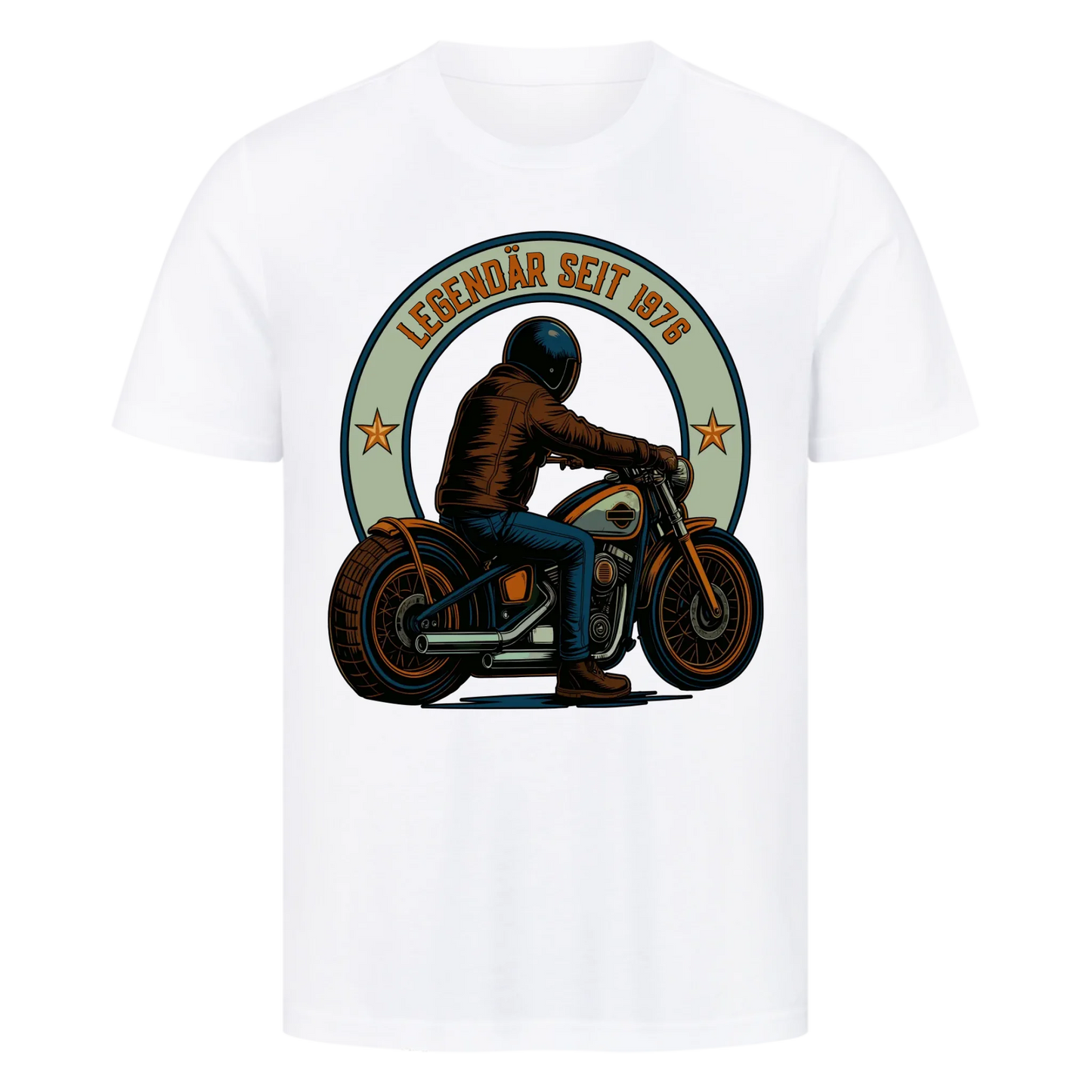 [Legendär seit Jahr] personalisiert Frontdruck Premium T-Shirt