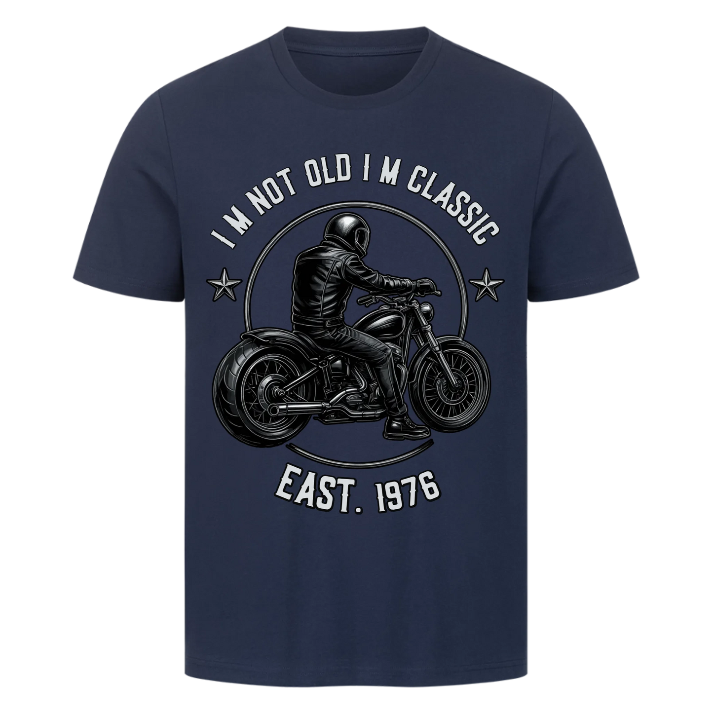 [I´m not old I´m classic] [Seit 1976] personalisiert Frontdruck Premium T-Shirt