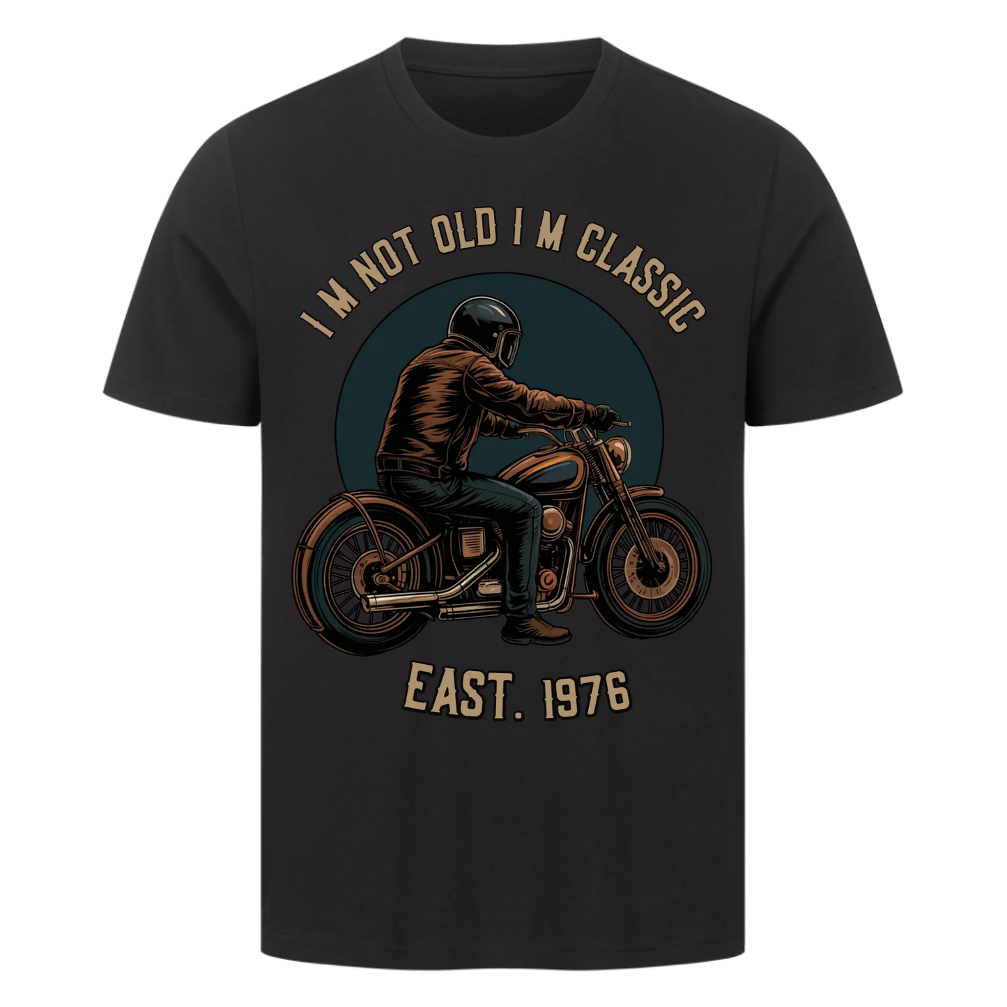 [I´m not old I´m classic] [Seit 1976] personalisiert Frontdruck Premium T-Shirt 3