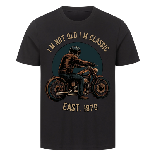 [I´m not old I´m classic] [Seit 1976] personalisiert Frontdruck Premium T-Shirt 3