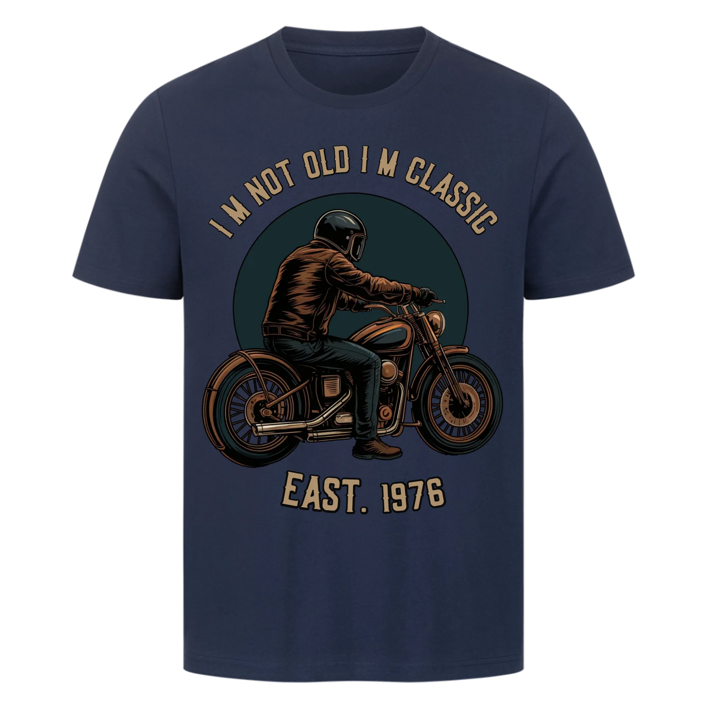 [I´m not old I´m classic] [Seit 1976] personalisiert Frontdruck Premium T-Shirt 3