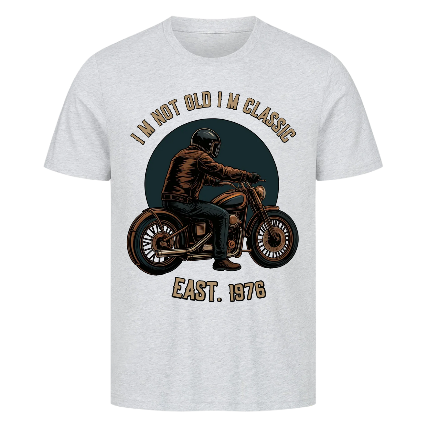 [I´m not old I´m classic] [Seit 1976] personalisiert Frontdruck Premium T-Shirt 3